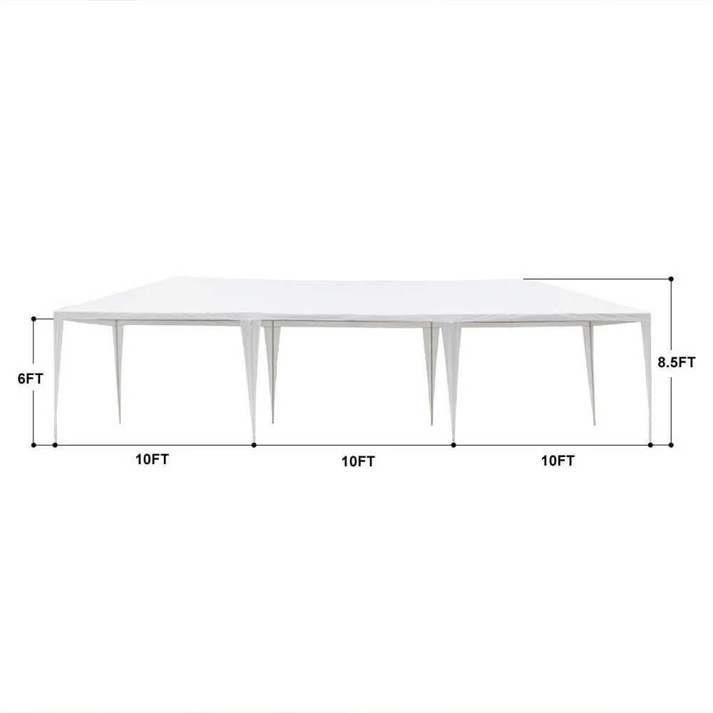 Ktaxon 10' X 30' Canopy Tent with 8 Side Walls for Party Wedding Camping and BBQ - Womvr