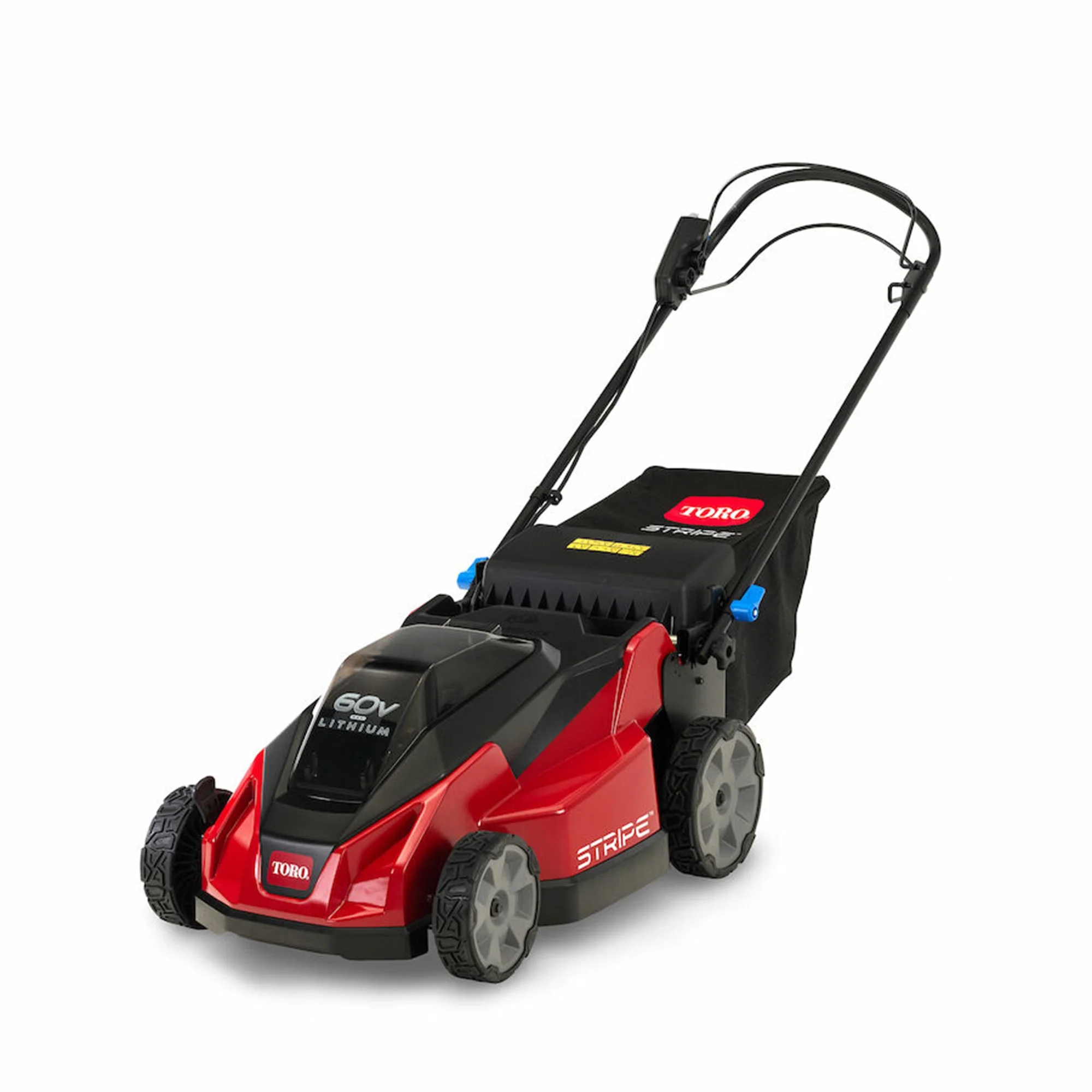 Toro Foldable 60-Volt 21-Inch Stripe Electric Self Propelled Lawn Mower - Womvr