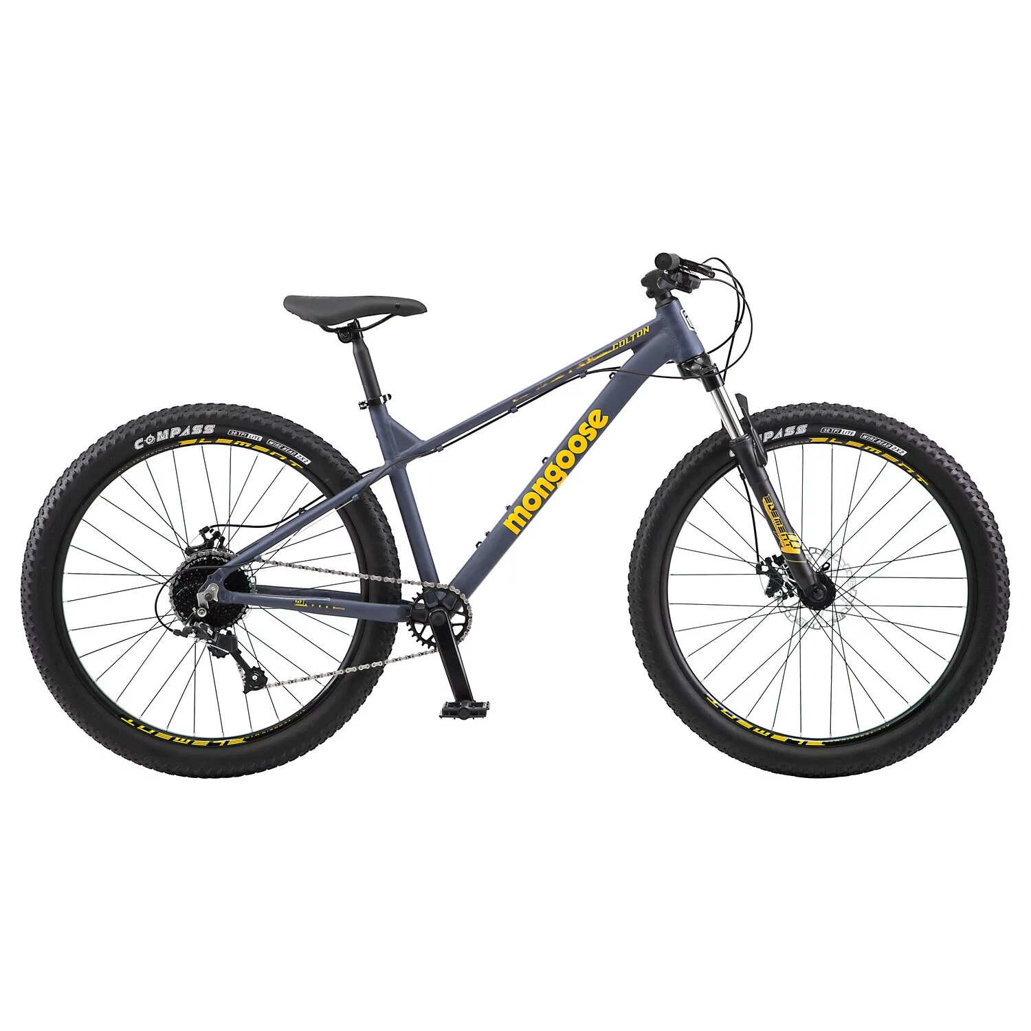 Mongoose Mongoose Colton Mountain Bike, 27.5-Inch Wheel, 7 Speeds, Slate Blue - Womvr