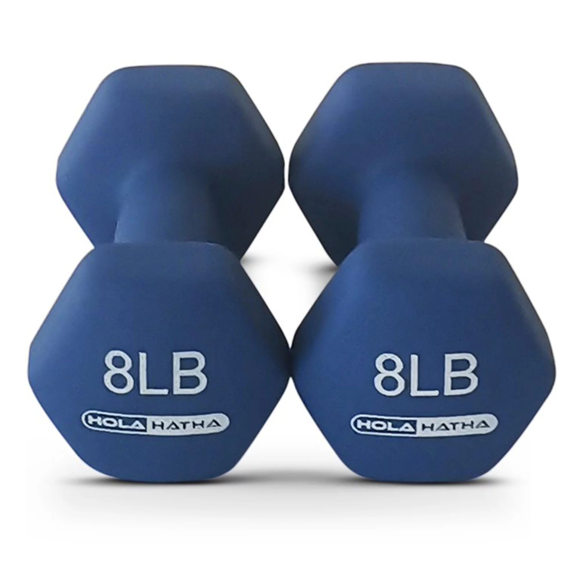 Open Box HolaHatha Dumbbell Weight Set Hand Weights & Storage Rack - Womvr