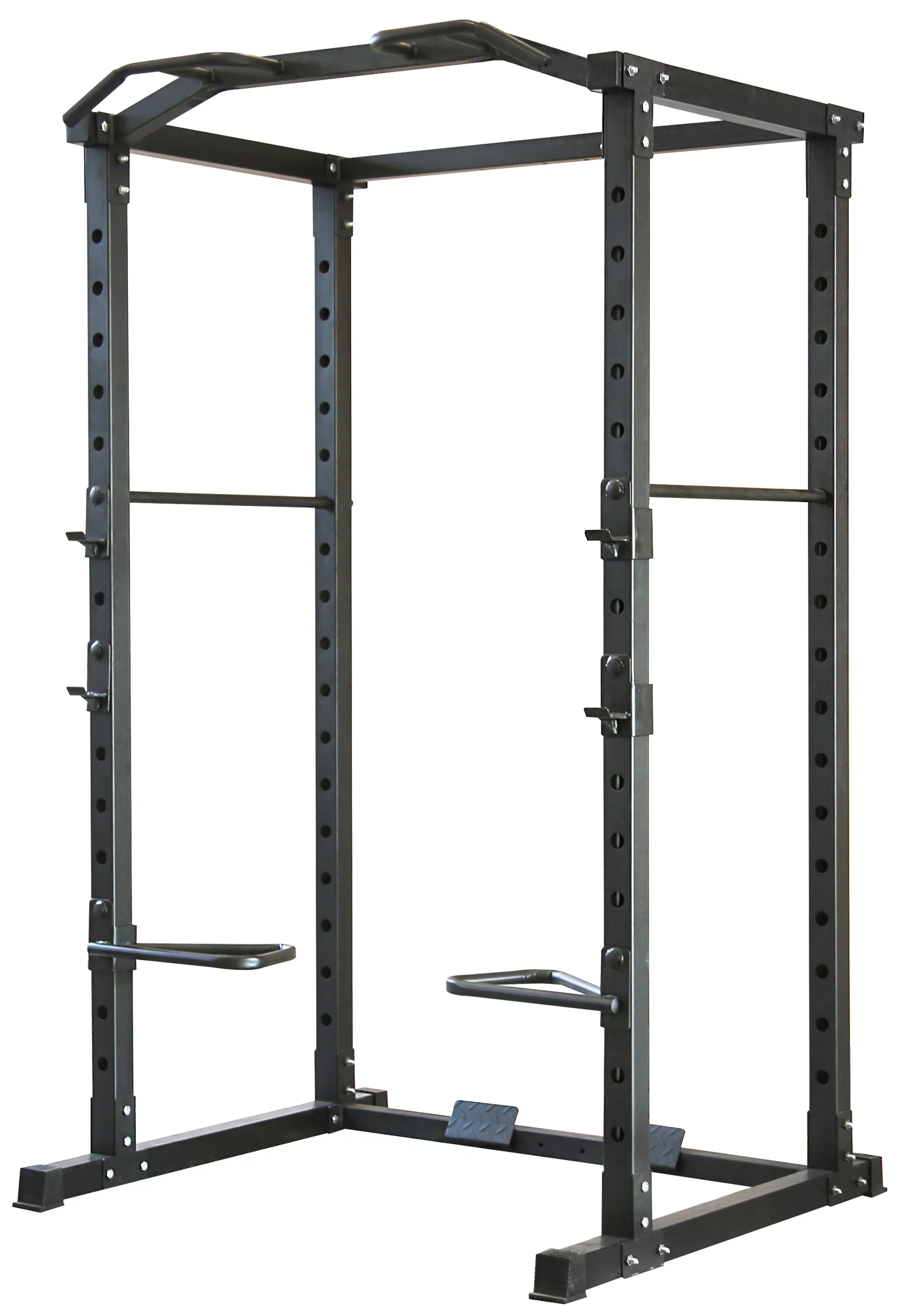 BalanceFrom PC-1 Series 1000lb Capacity Multi-Function Adjustable Power Cage Power Rack with Optional Lat Pull-down and Cable Crossover, Power Cage Only - Womvr