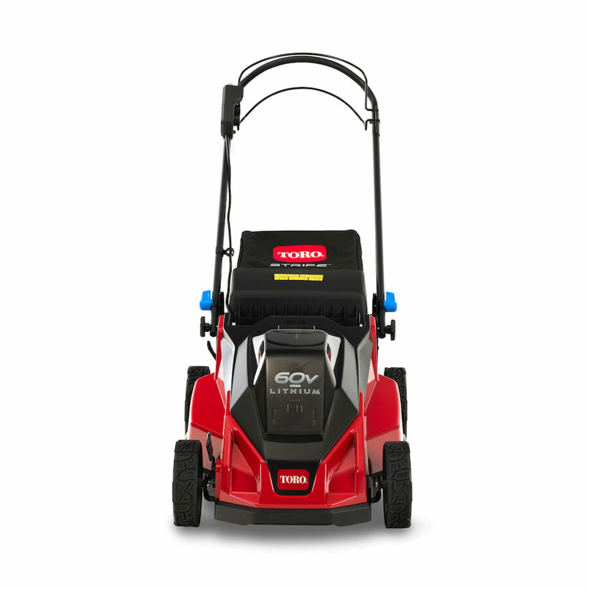 Toro Foldable 60-Volt 21-Inch Stripe Electric Self Propelled Lawn Mower - Womvr