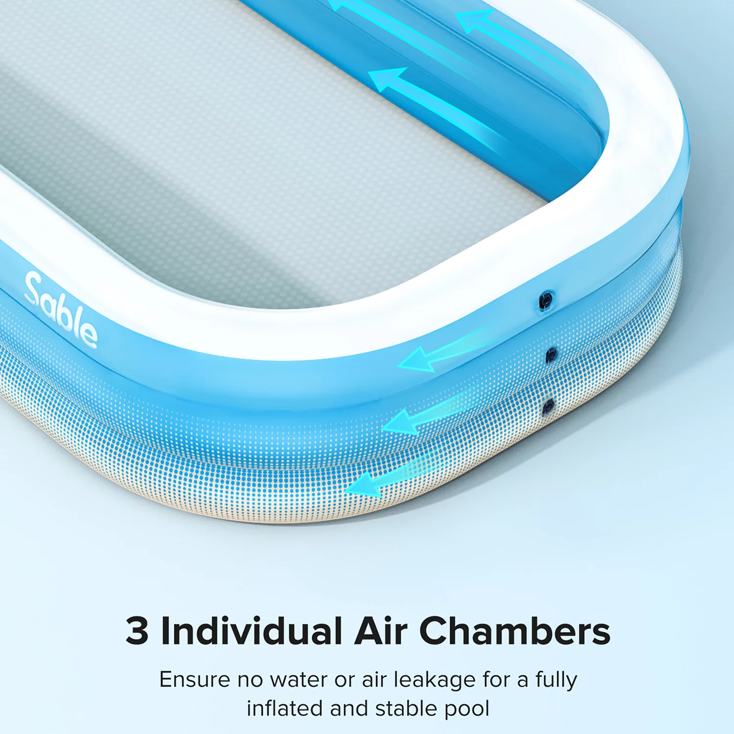 EVAJOY 10ft × 30in Easy Set Inflatable Swimming Pool with Pool Cover - Perfect Above Ground Pool for Family Fun in Your Backyard Garden - Womvr