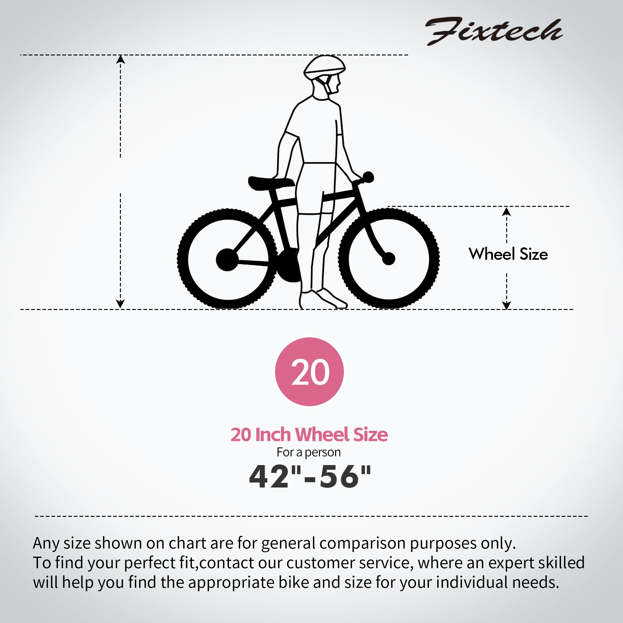 FIXTECH 20 Inch Children's Bicycle with Double Disc Brake for Boys Girls Age 5-12 Years, Pink - Womvr