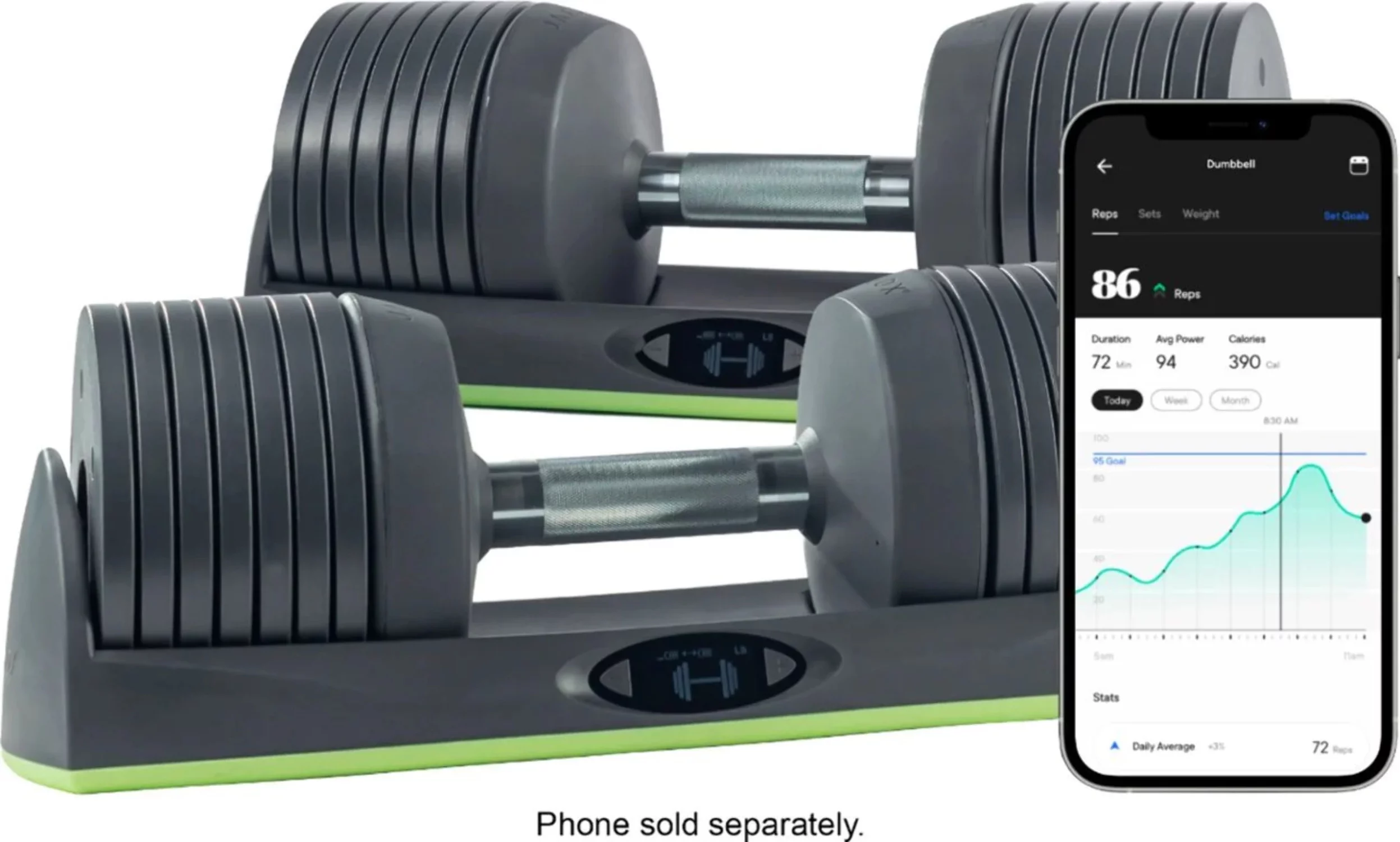 Adjustable Dumbbells 5-50lbs - Womvr