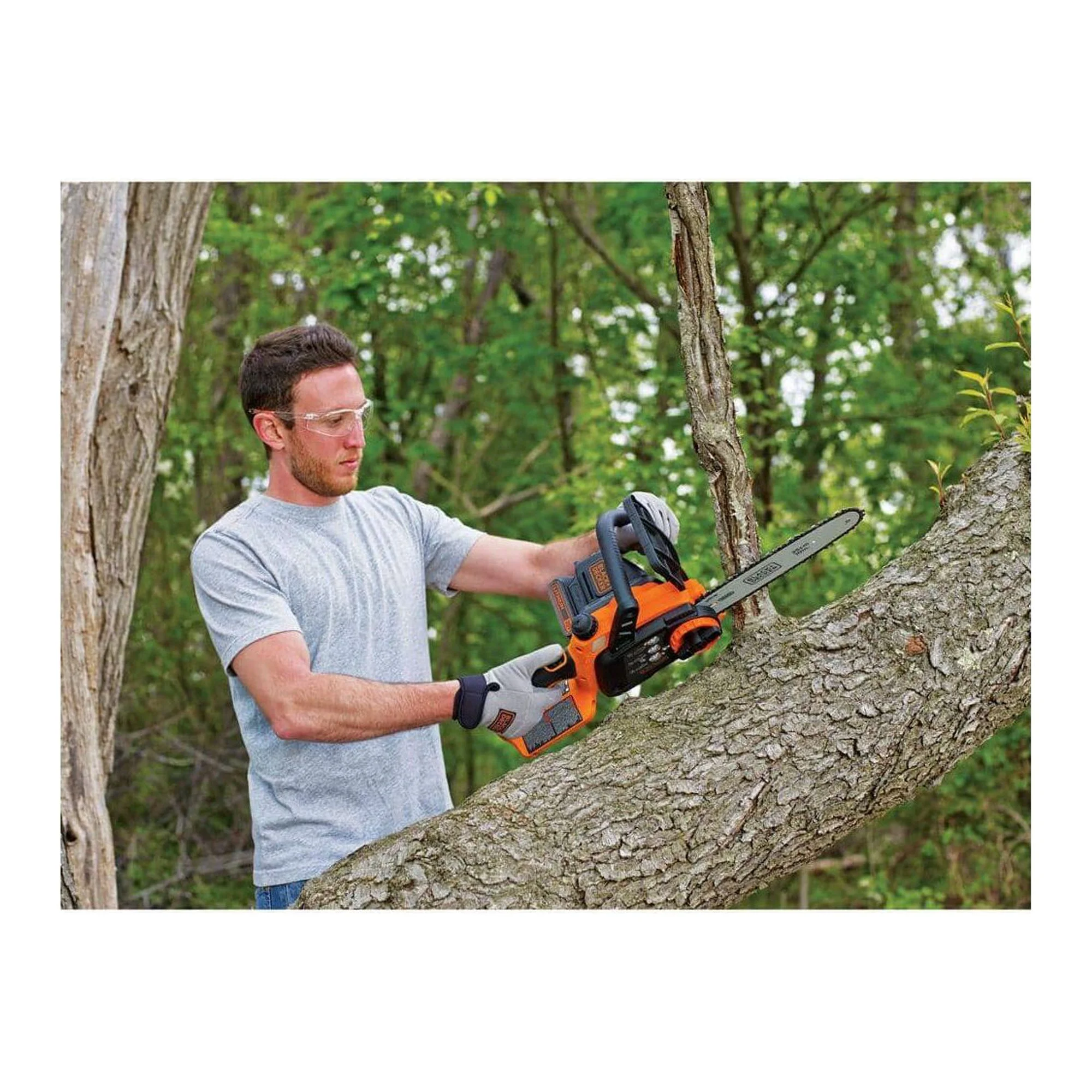 BLACK+DECKER 20V MAX* Cordless Chainsaw, 10-Inch (Tool Only), (LCS1020B) - Womvr