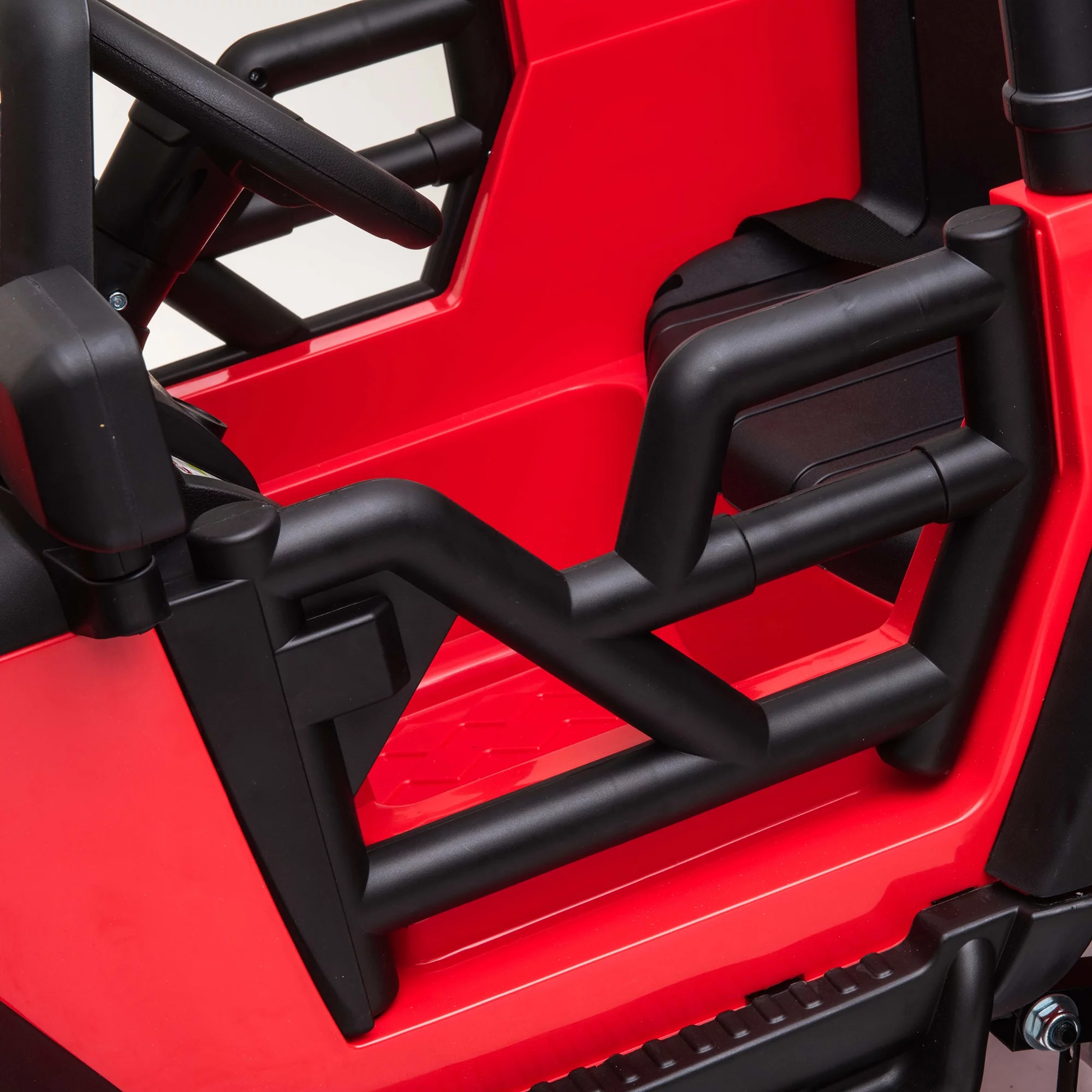 CIPACHO Kids Ride On Truck, 24V Battery Powered Toy Car with Spring Suspension, Remote Control, Red - Womvr