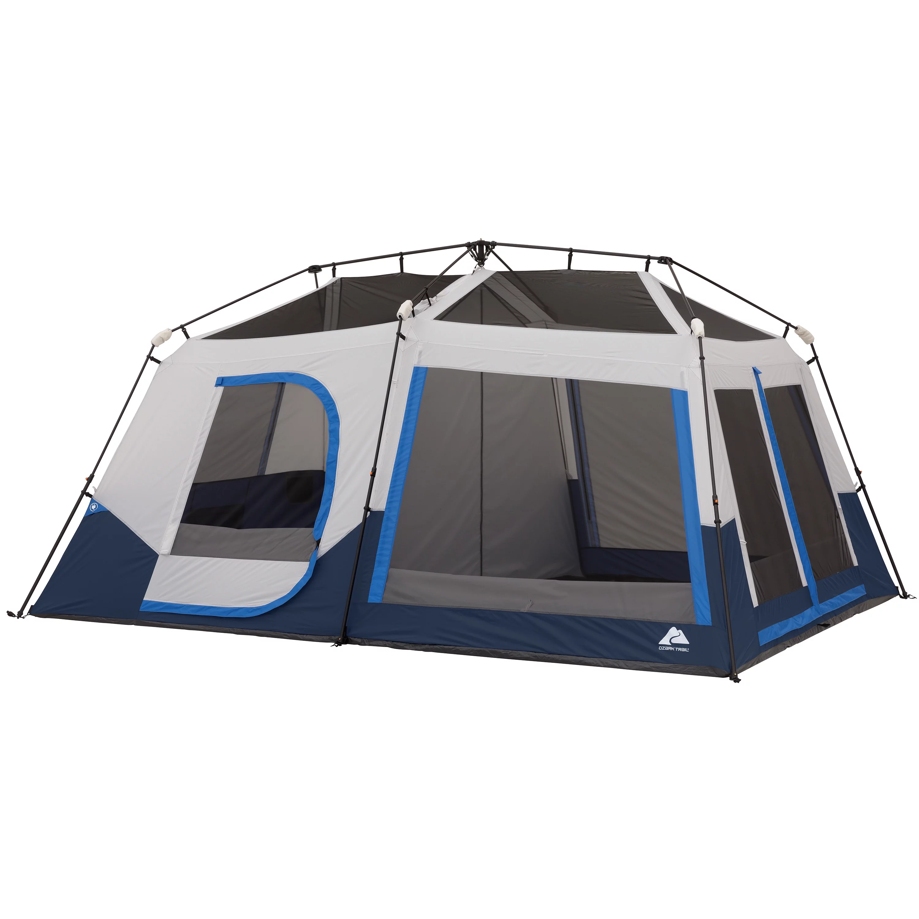 Ozark Trail 10-Person Cabin Tent with LED Lighted Poles - Womvr
