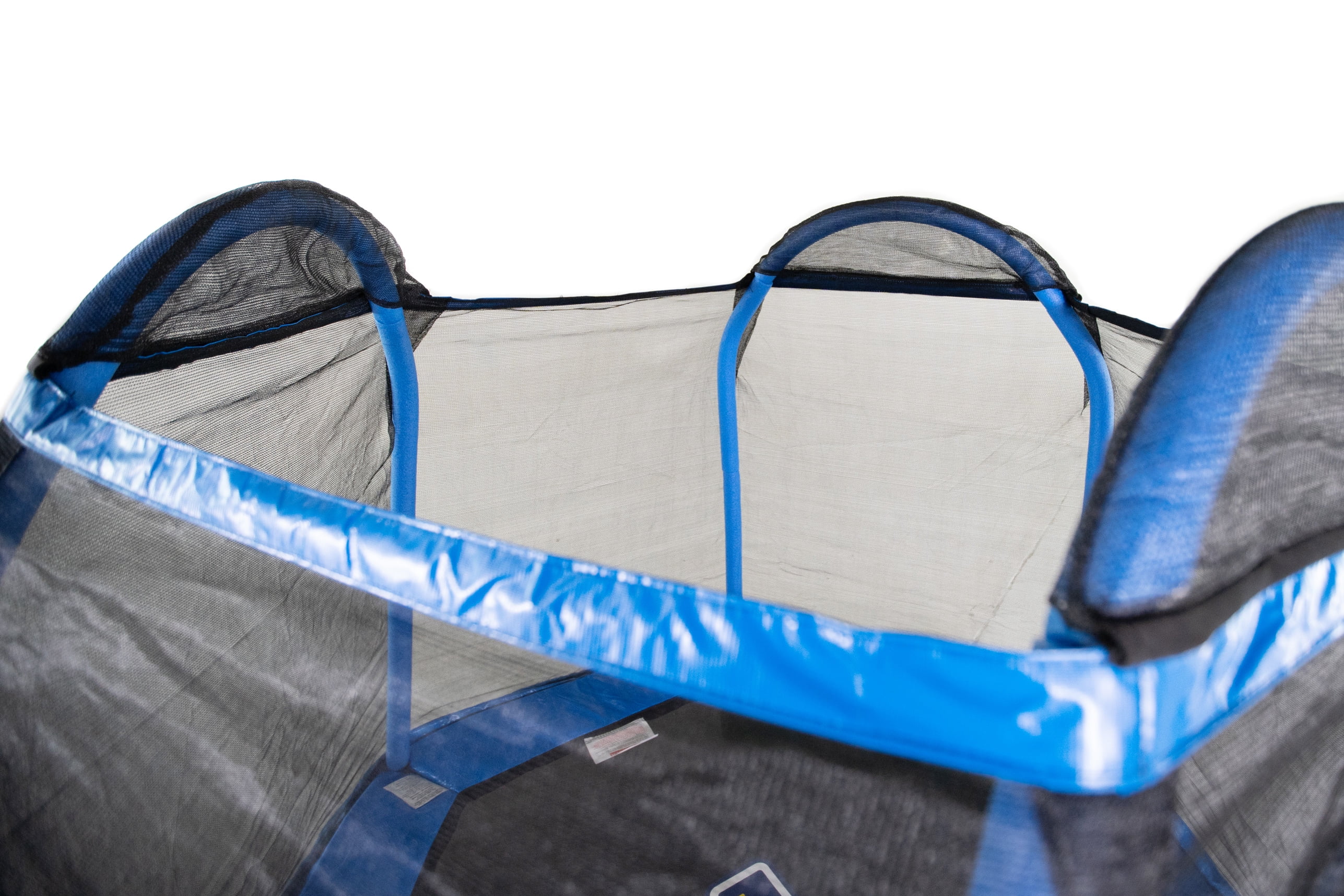 Bounce Pro 7-Foot My First Trampoline Hexagon (Ages 3-10) for Kids, Blue/Green - Womvr