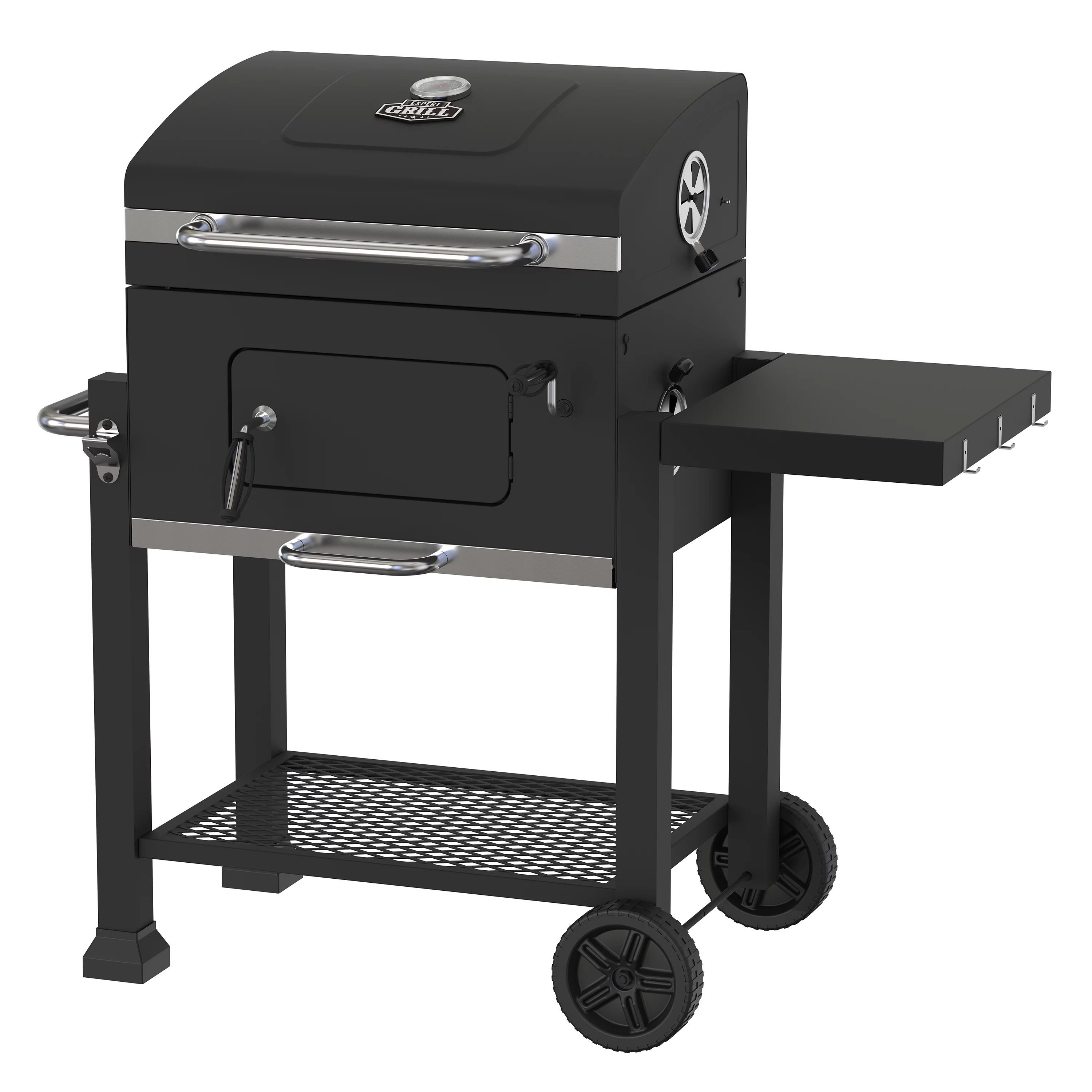 Expert Grill Heavy Duty 24-inch Charcoal Grill, Black - Womvr