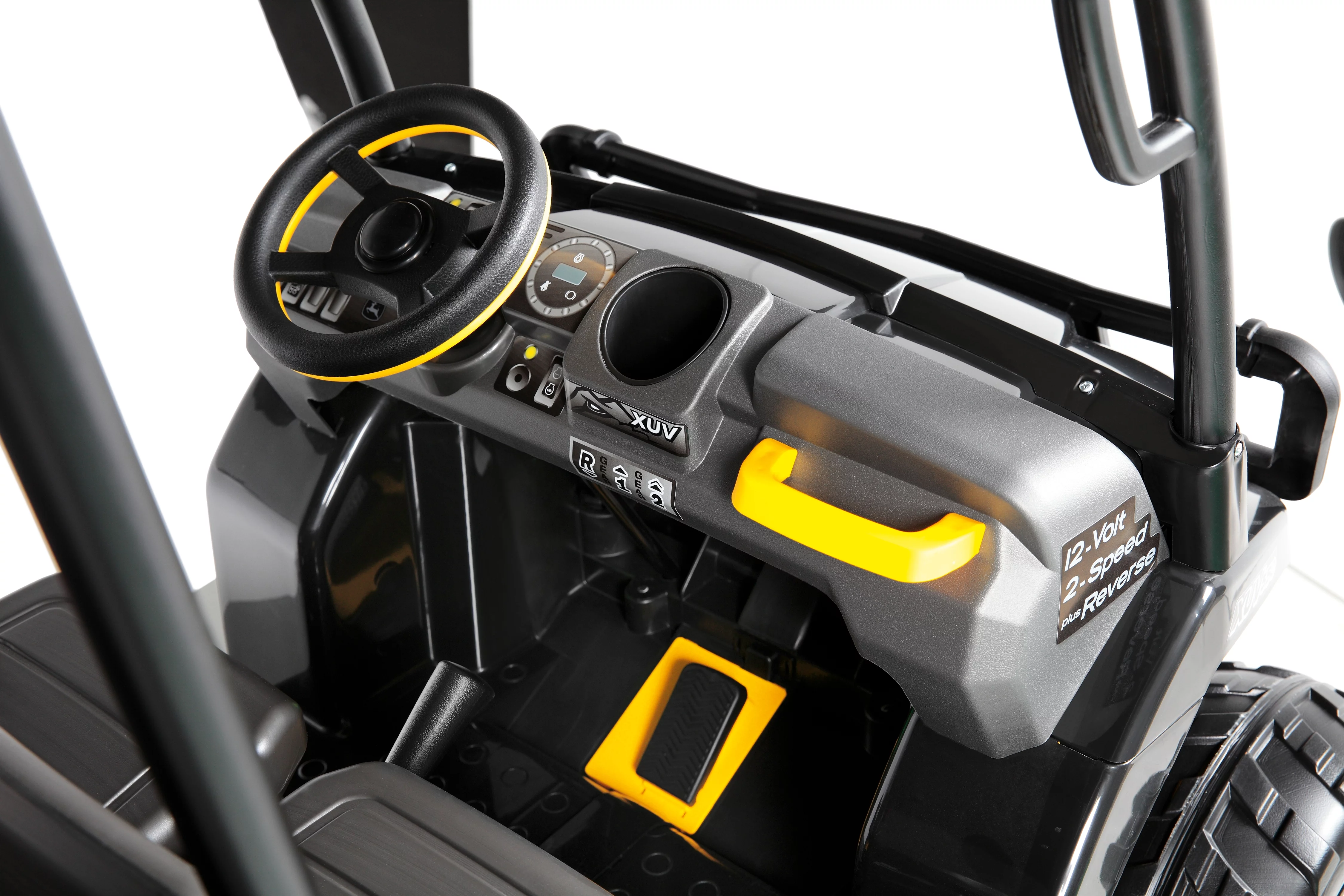 Peg Perego John Deere Gator XUV Midnight Black, 12-Volt Battery-Powered Ride-on - Womvr