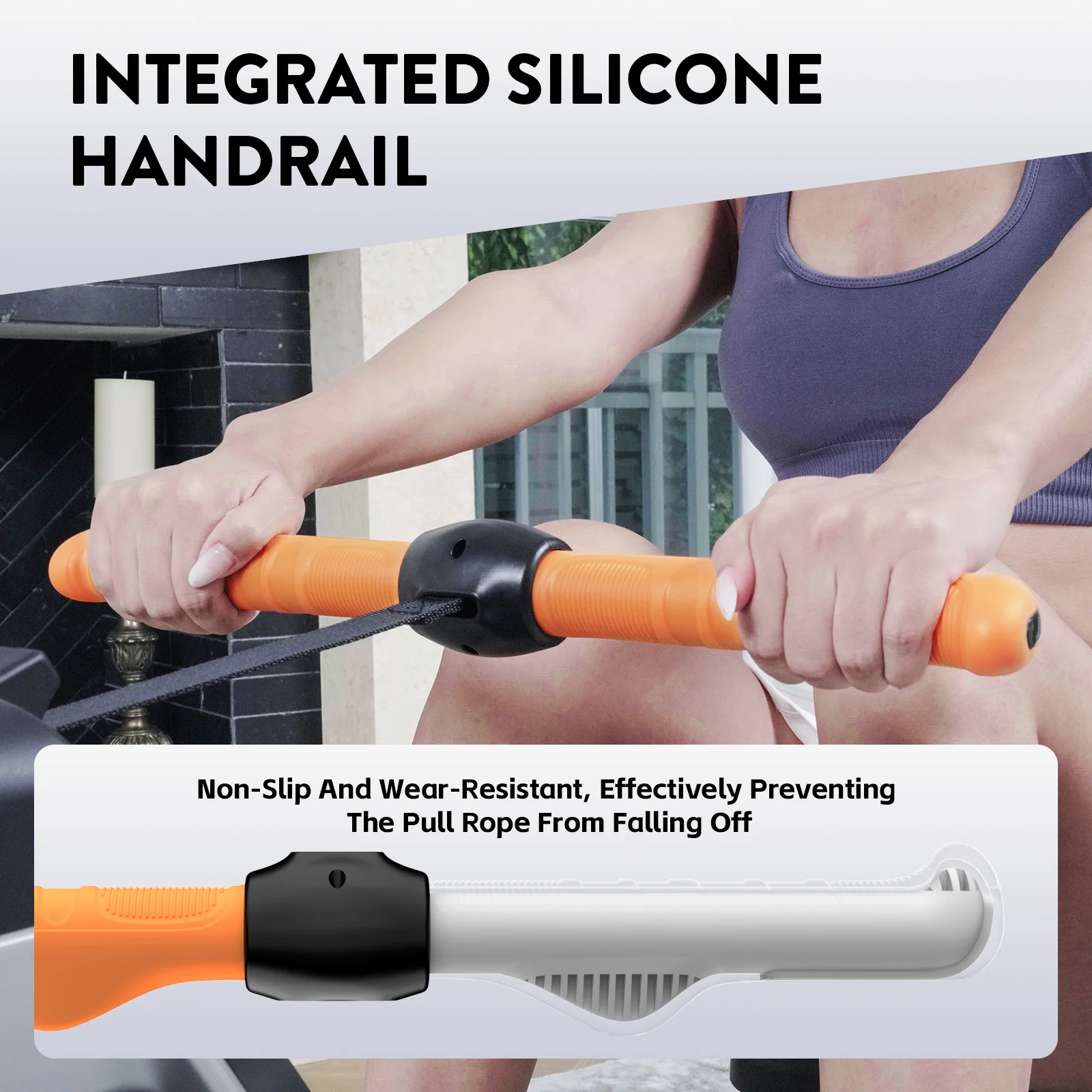 Pooboo Magnetic Rowing Machines Rower Foldable with 8 Level Resistance Indoor Rower Machine with Digital Monitor 350lbs - Womvr