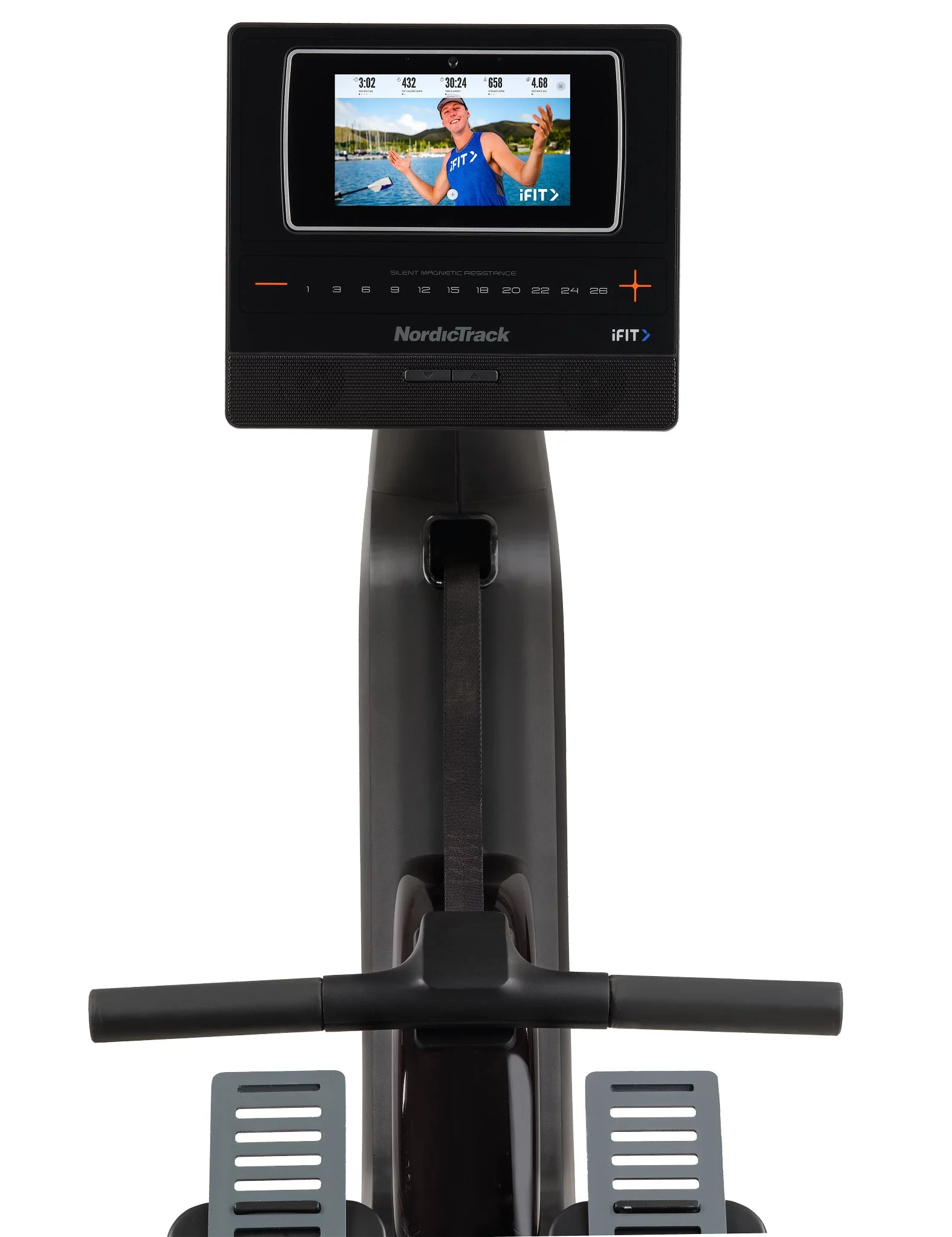 NordicTrack RW600; iFIT-enabled Rower with 7” Pivoting Touchscreen and SpaceSaver Design - Womvr