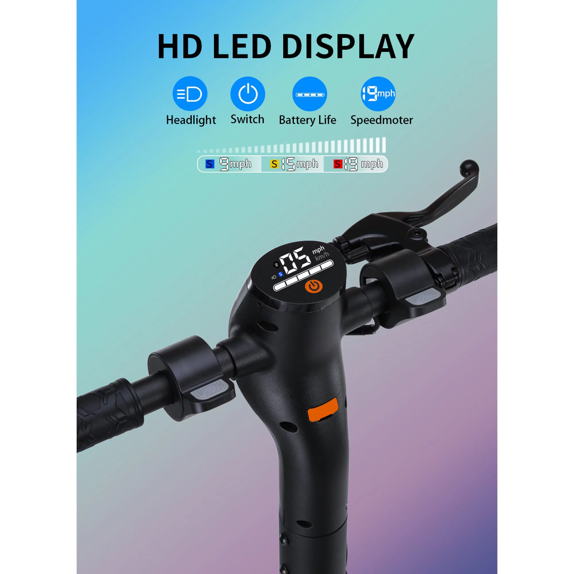 MICROGO M5 PRO Electric Scooter, 500W Motor 10.4 Ah Battery Long Range for Adults, 10