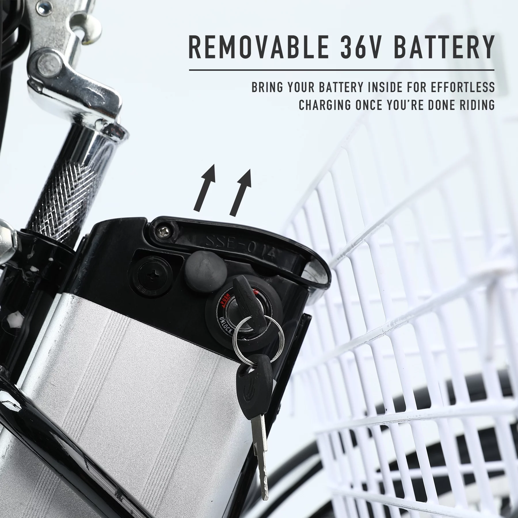 VIRIBUS 24 Inch Electric Trike Bike for Adults 250w 36V 3 Wheel Electric Bicycle for Women Men, Black - Womvr