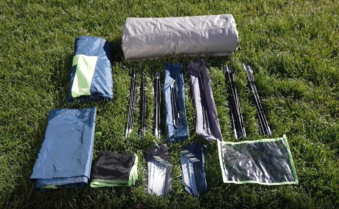 Ozark Trail 8 Person Dual Dome Tent - 17ft. x 9ft. - 21.89 lbs. - Womvr