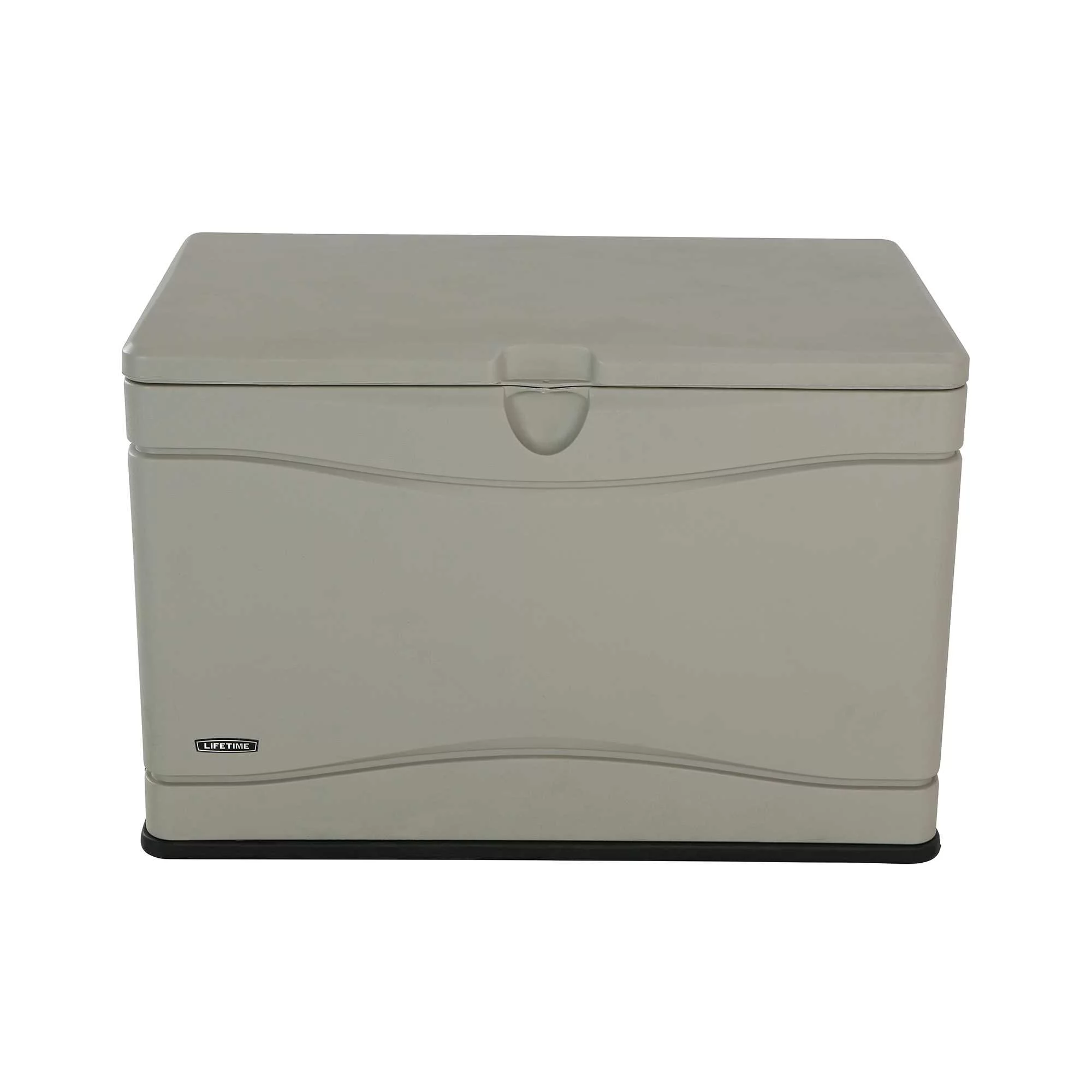 Lifetime Heavy-Duty 80 Gallon Plastic Deck Box, Beige - Womvr