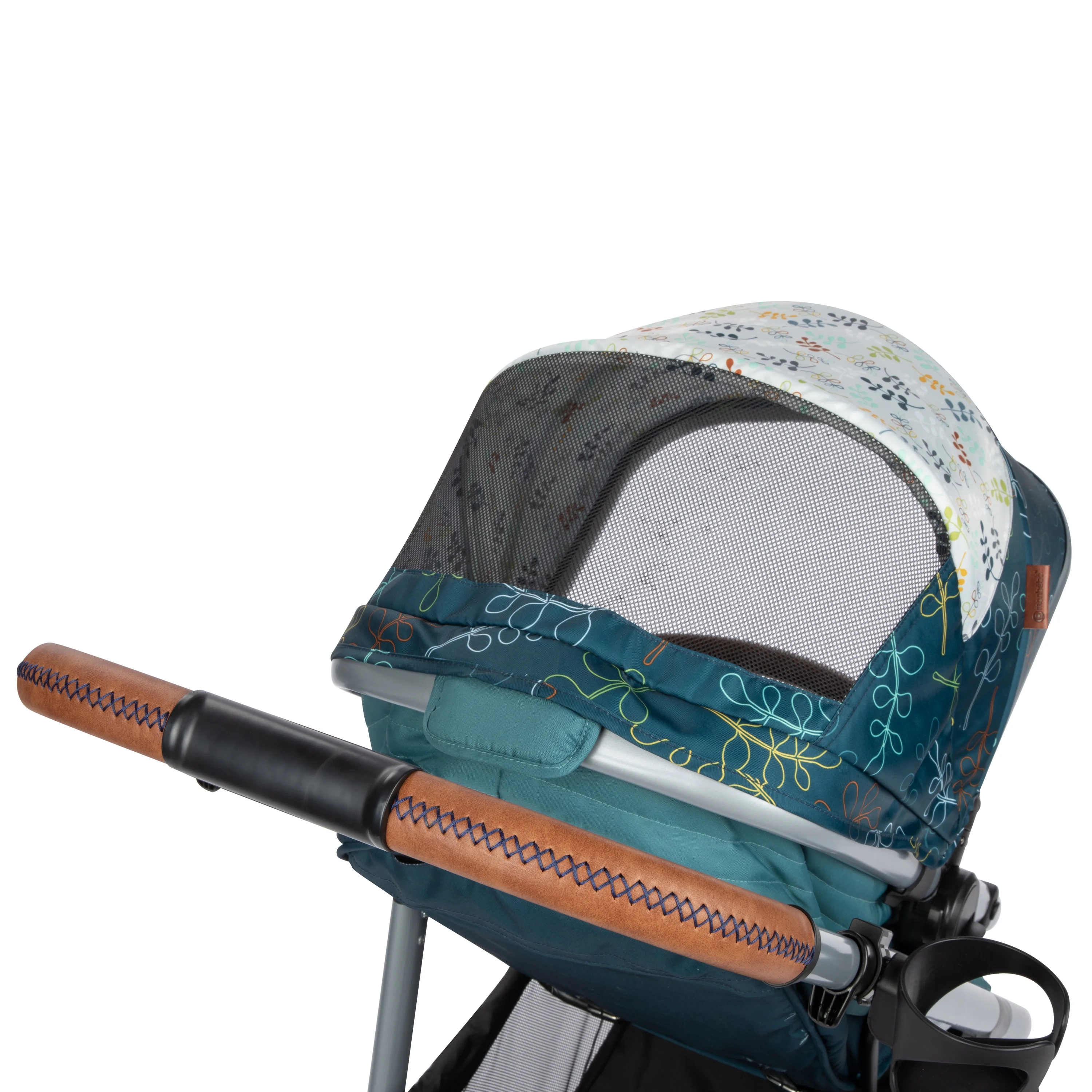 Monbebe Lynx 6 in 1 Modular Travel System Stroller and Infant Car Seat, Leaf - Womvr