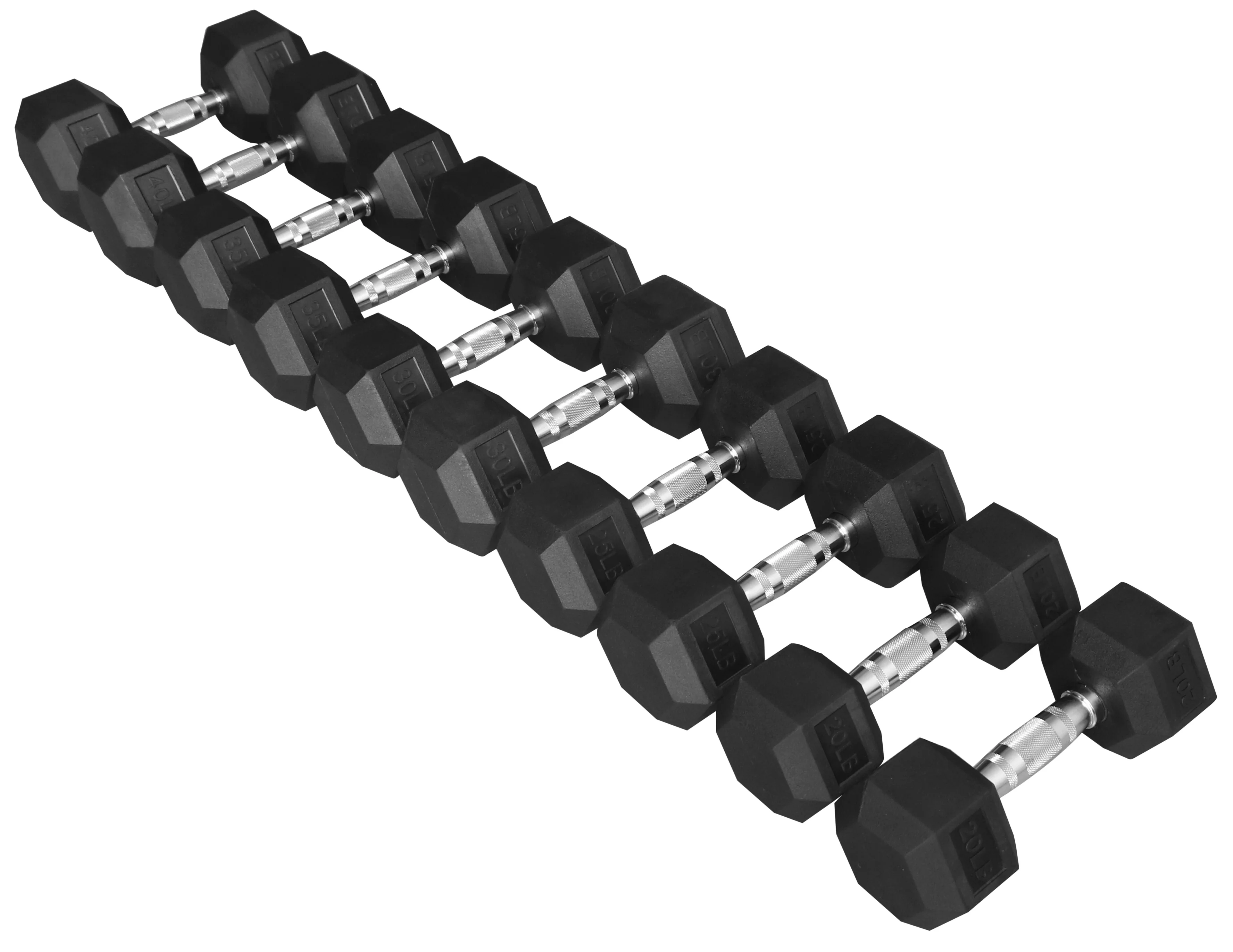 BalanceFrom 100 LB Dumbbell Set, Pairs of 5 lb, 10 lb, 15 lb and 20 lb - Womvr