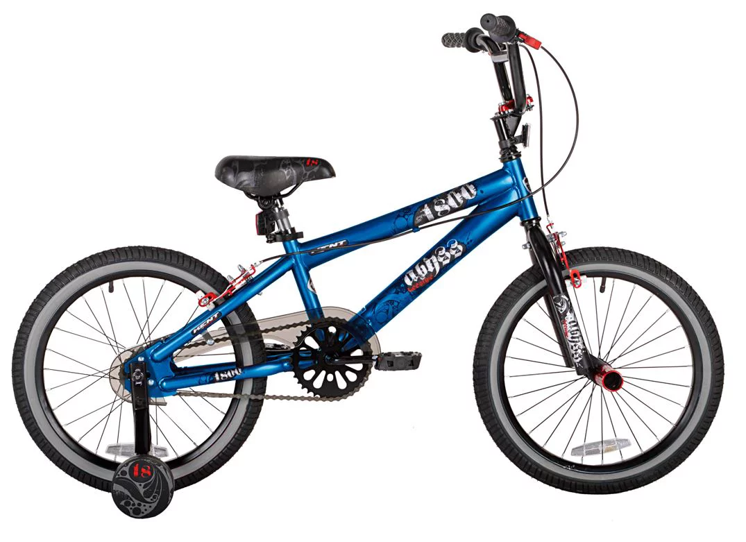 Kent 18 In. Abyss Boy's Freestyle BMX Bike, Charcoal Gray - Womvr