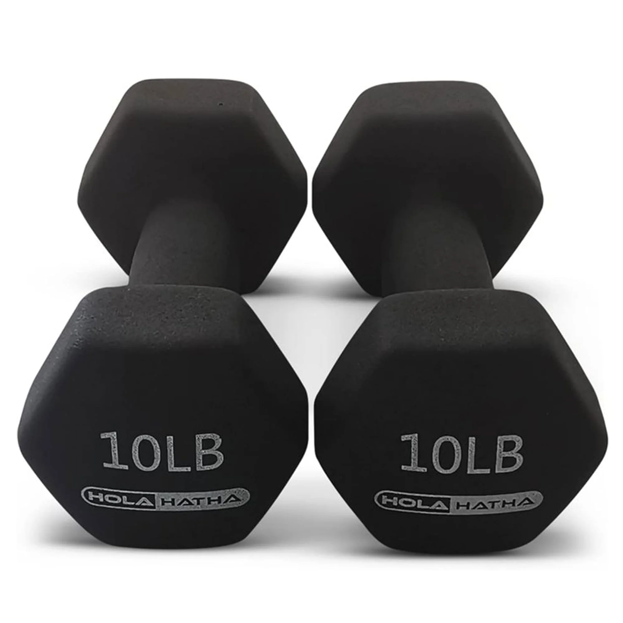 HolaHatha 3, 5, and 8 Pound Dumbbell Hand Weight Set with Storage Rack, Multi - Womvr
