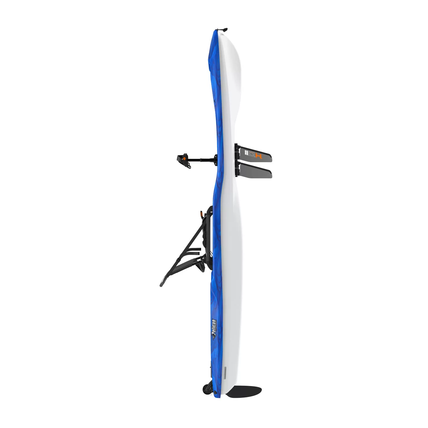 Pelican - Getaway 100 HDII - Sit-on-Top Recreational Pedal Kayak - 10 ft - Vapor Deep Blue/White - Womvr