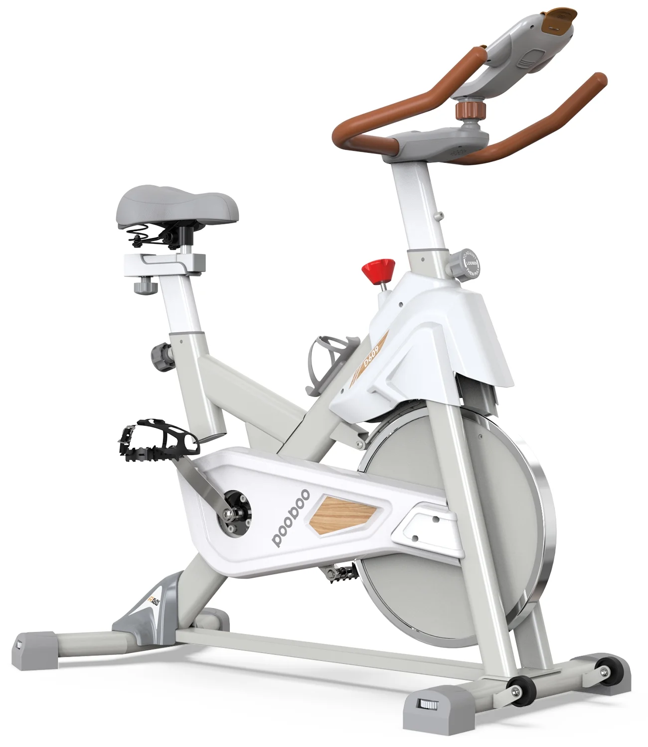 Pooboo Professional Bluetooth Magnetic Exercise Bikes Belt Driven Indoor Cycling Bike with Heavy-duty Flywheel - Womvr