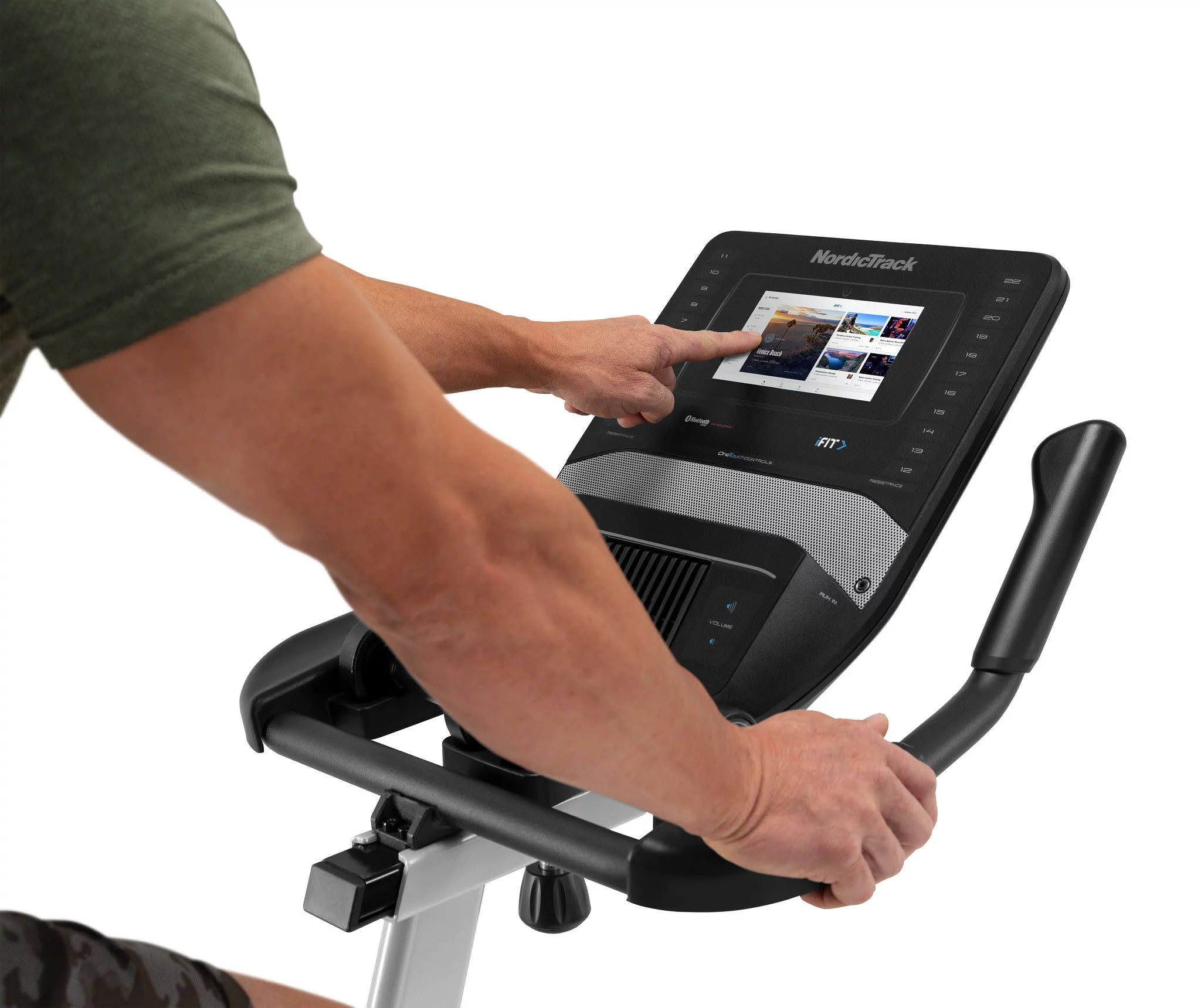 NordicTrack Studio Bike with 7” Smart HD Touchscreen and 30-Day iFIT Family Membership - Womvr