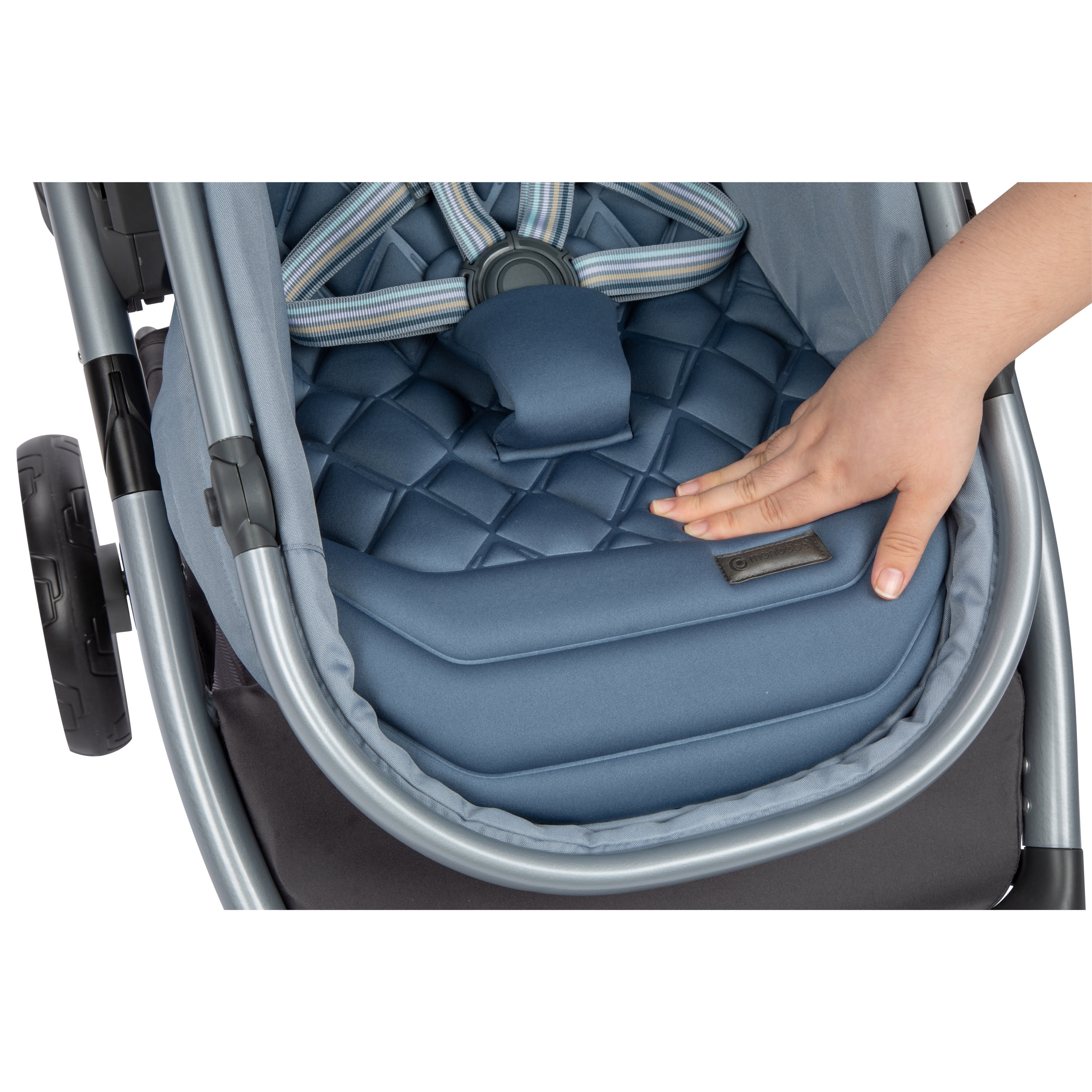 Monbebe 6-in-1 Modular Travel System, Plaid - Womvr