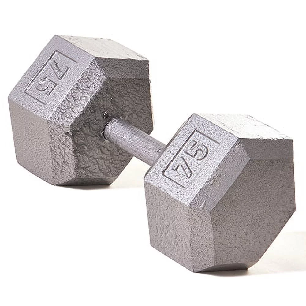 Champion Barbell?l Solid cast-iron Hex Dumbbell 3 -100lbs (SOLD INDIVIDUALLY) - Womvr