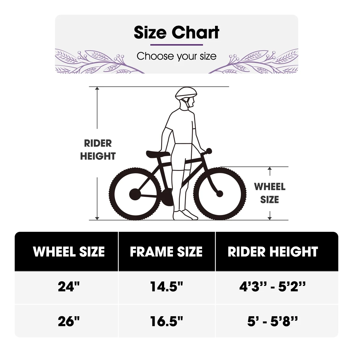 Hiland 24 26 inch Mountain Bike for Men Women, 21 Speeds MTB Bicycle for Adult Youth - Womvr