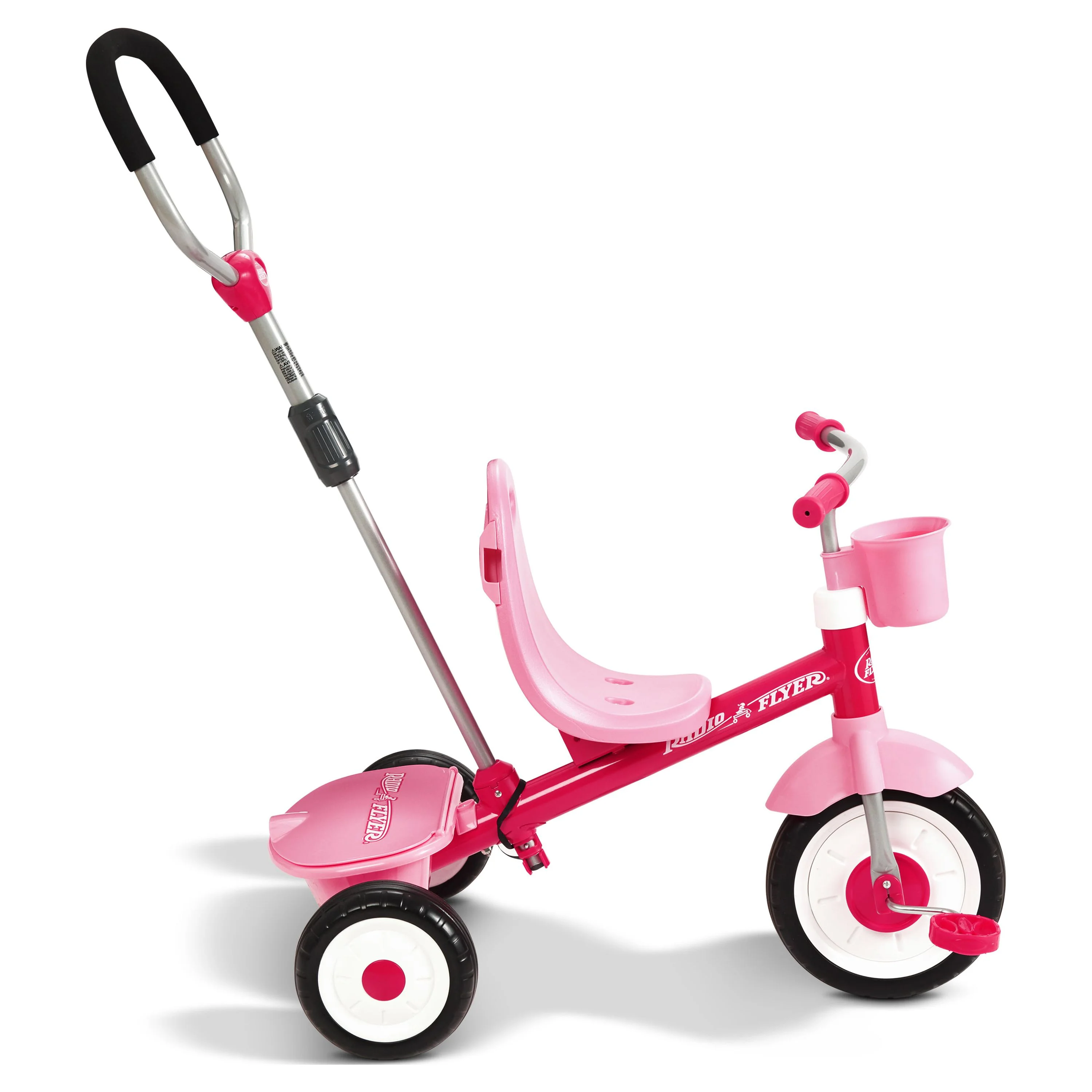 Radio Flyer, 4-in-1 Stroll 'N Trike with Activity Tray, Red & Gray, Convertible Tricycle,  Unisex - Womvr