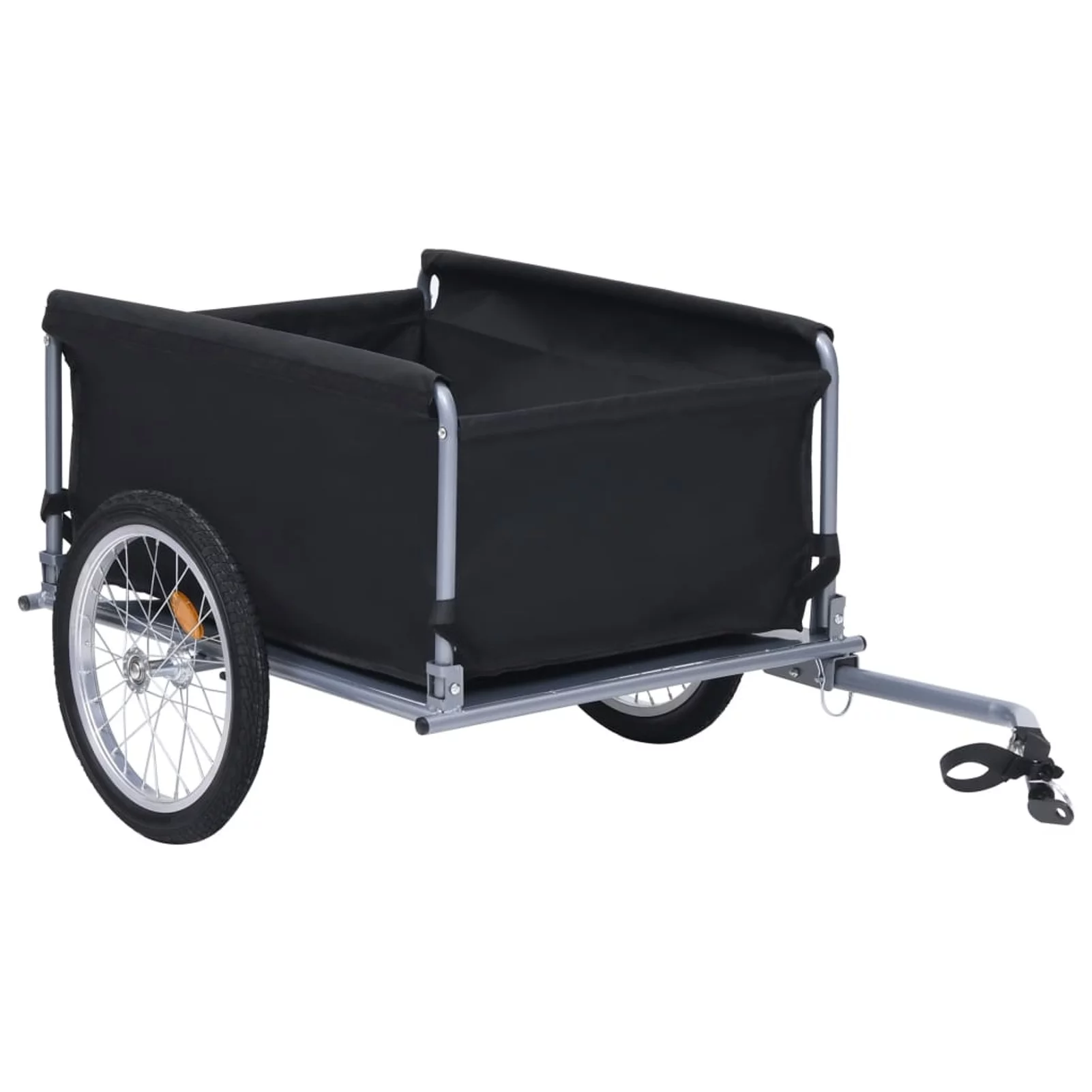 Carevas Bike Cargo Trailer Black and Red 143.3 lb - Womvr