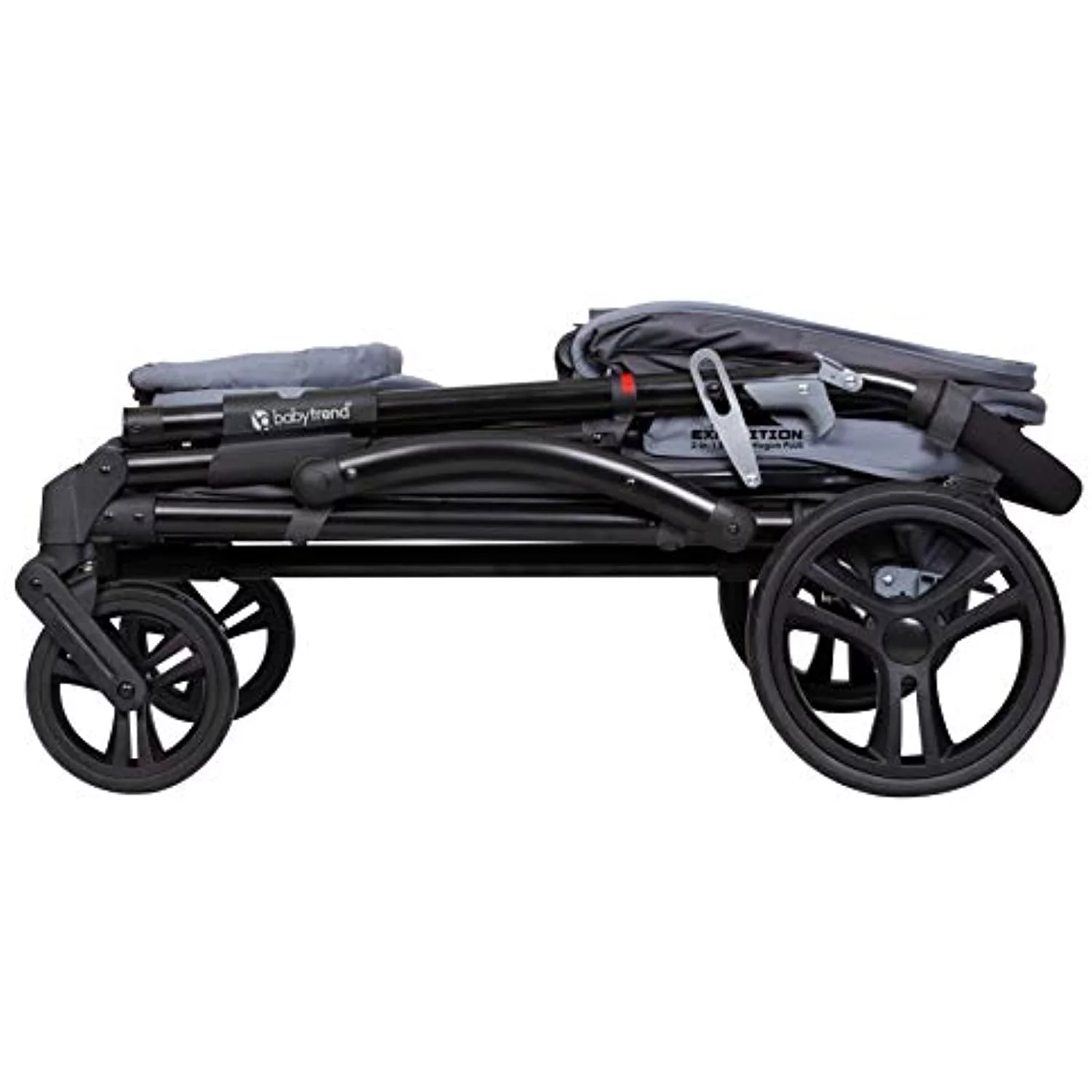 Baby Trend Expedition Plus 2-in-1 Stroller Wagon, Solid Print Black - Womvr
