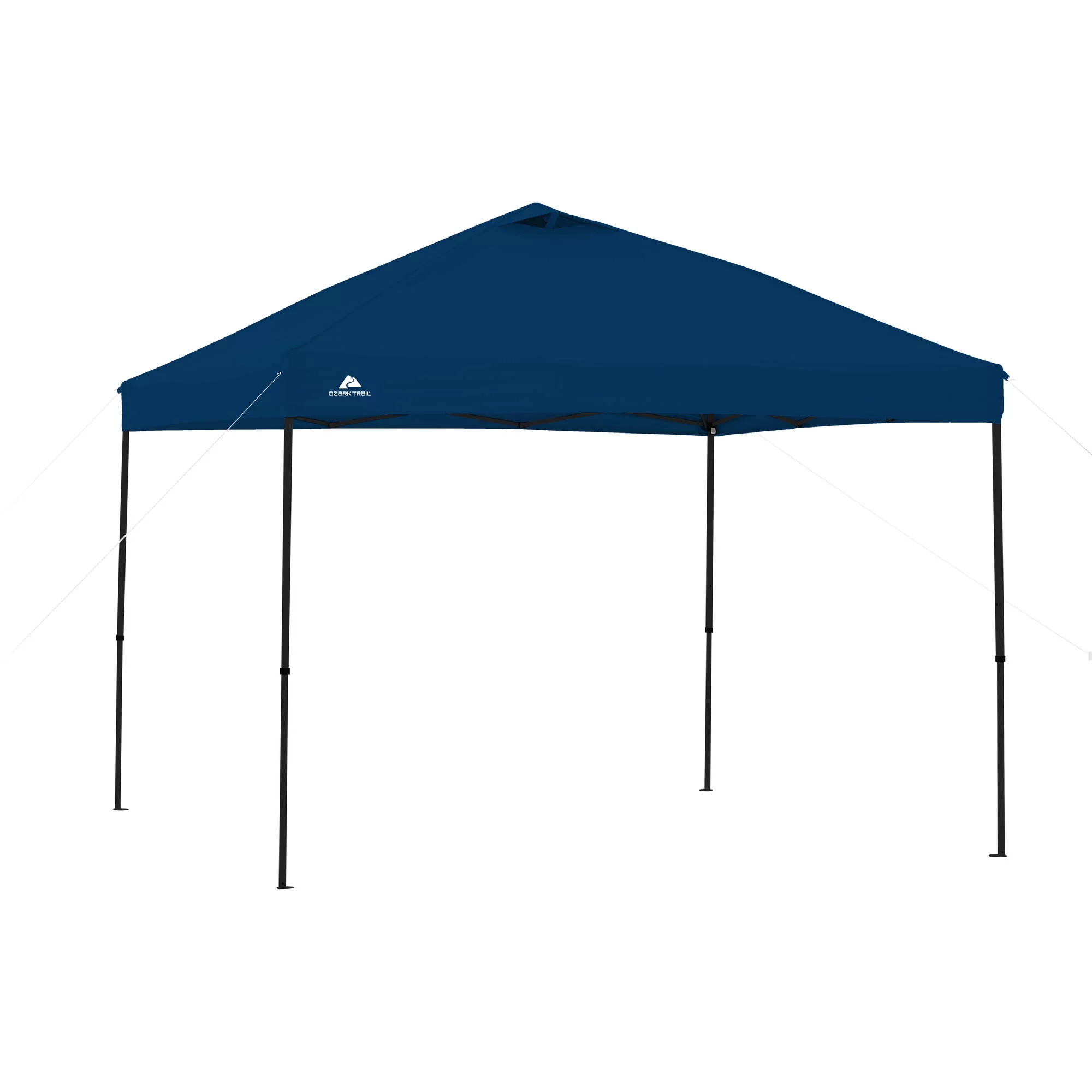 Ozark Trail Simple Push Straight Leg Instant Canopy, White, 10 ft x 10 ft - Womvr