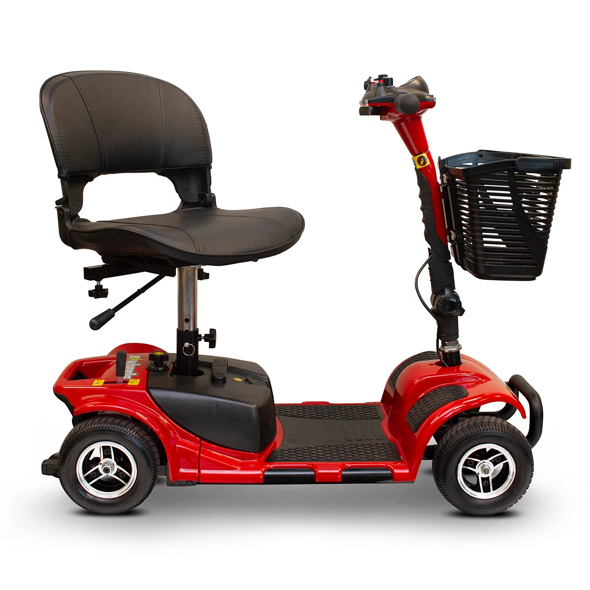 EWheels 4 Wheel Travel Electric Battery Medical Mobility Scooter, Red - Womvr