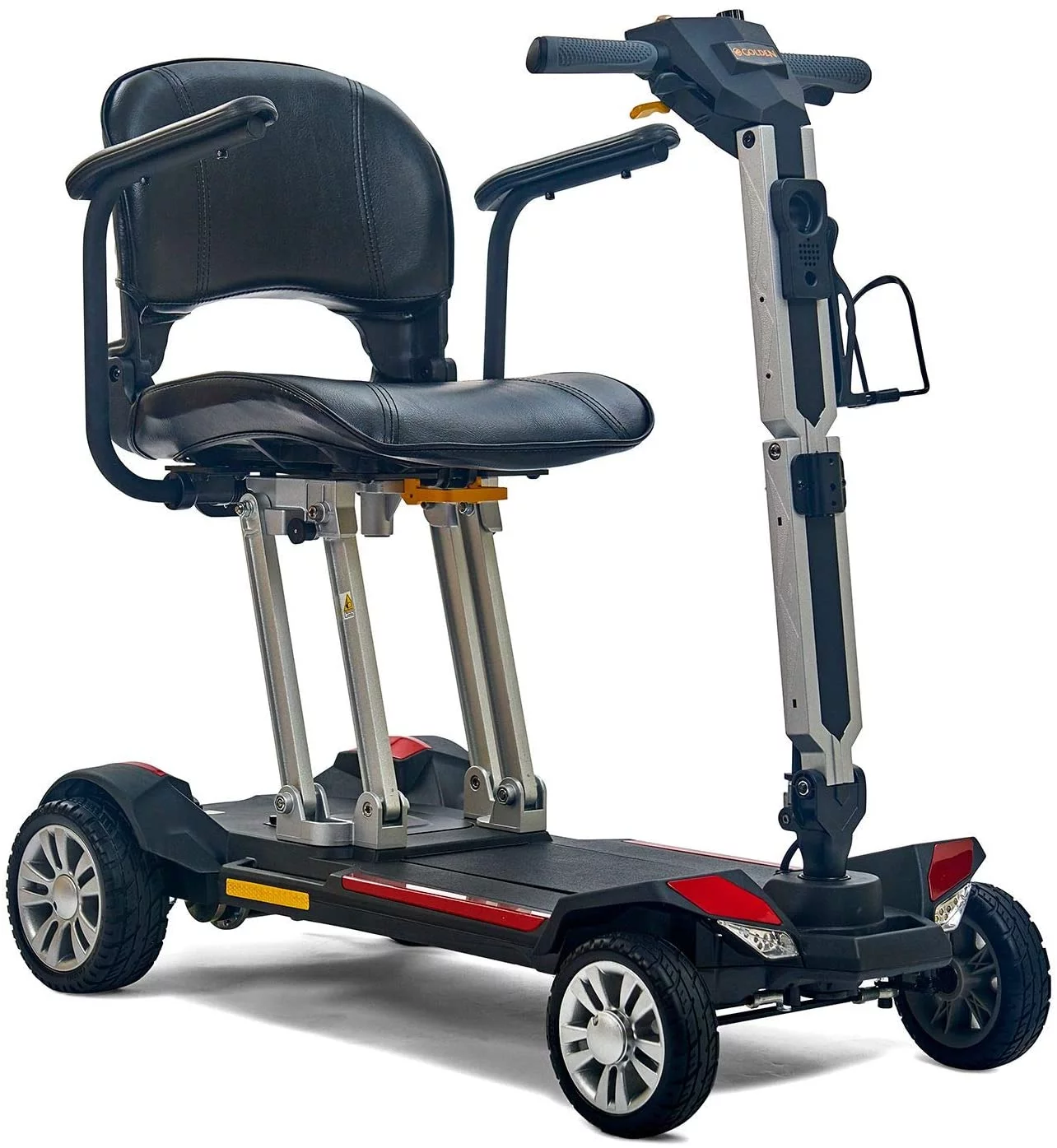 Golden Technologies Buzzaround Carry On FOLDING-FLAT Travel  Mobility Scooter Red - Womvr