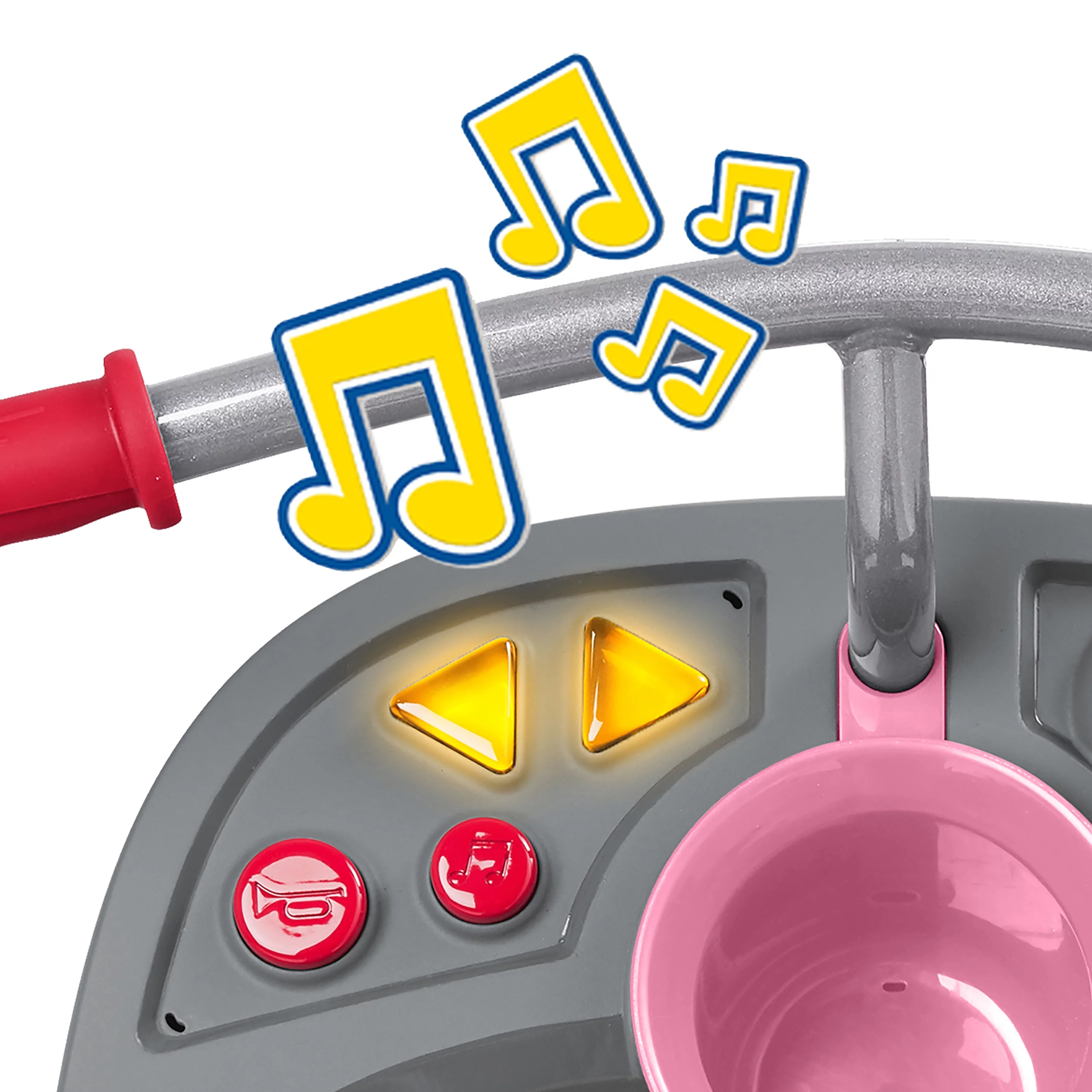 Radio Flyer, 4-in-1 Stroll 'N Trike with Activity Tray, Red & Gray, Convertible Tricycle,  Unisex - Womvr