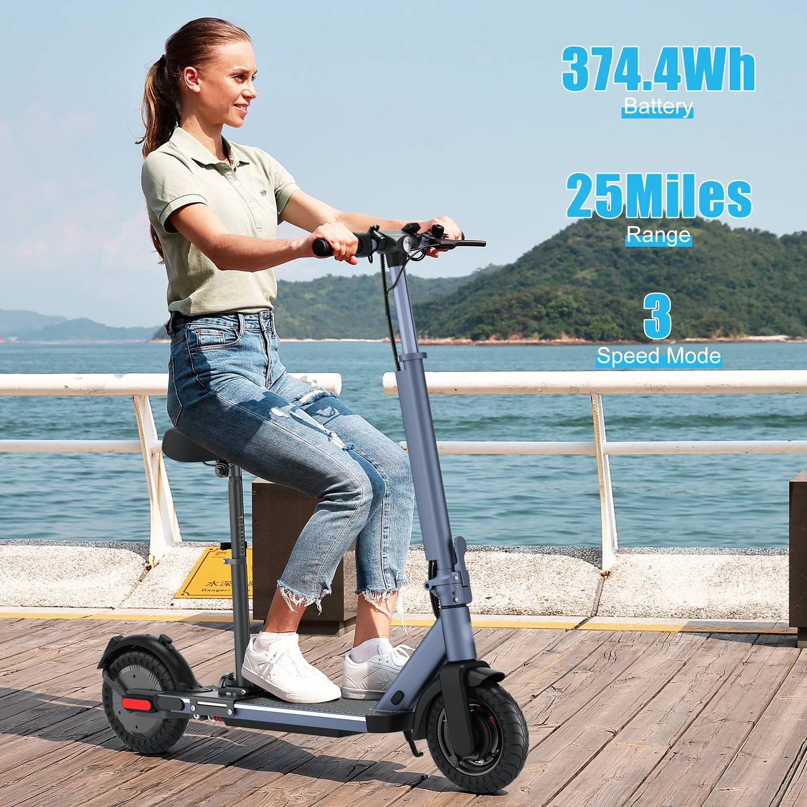 Electric Scooter Adults, 10 