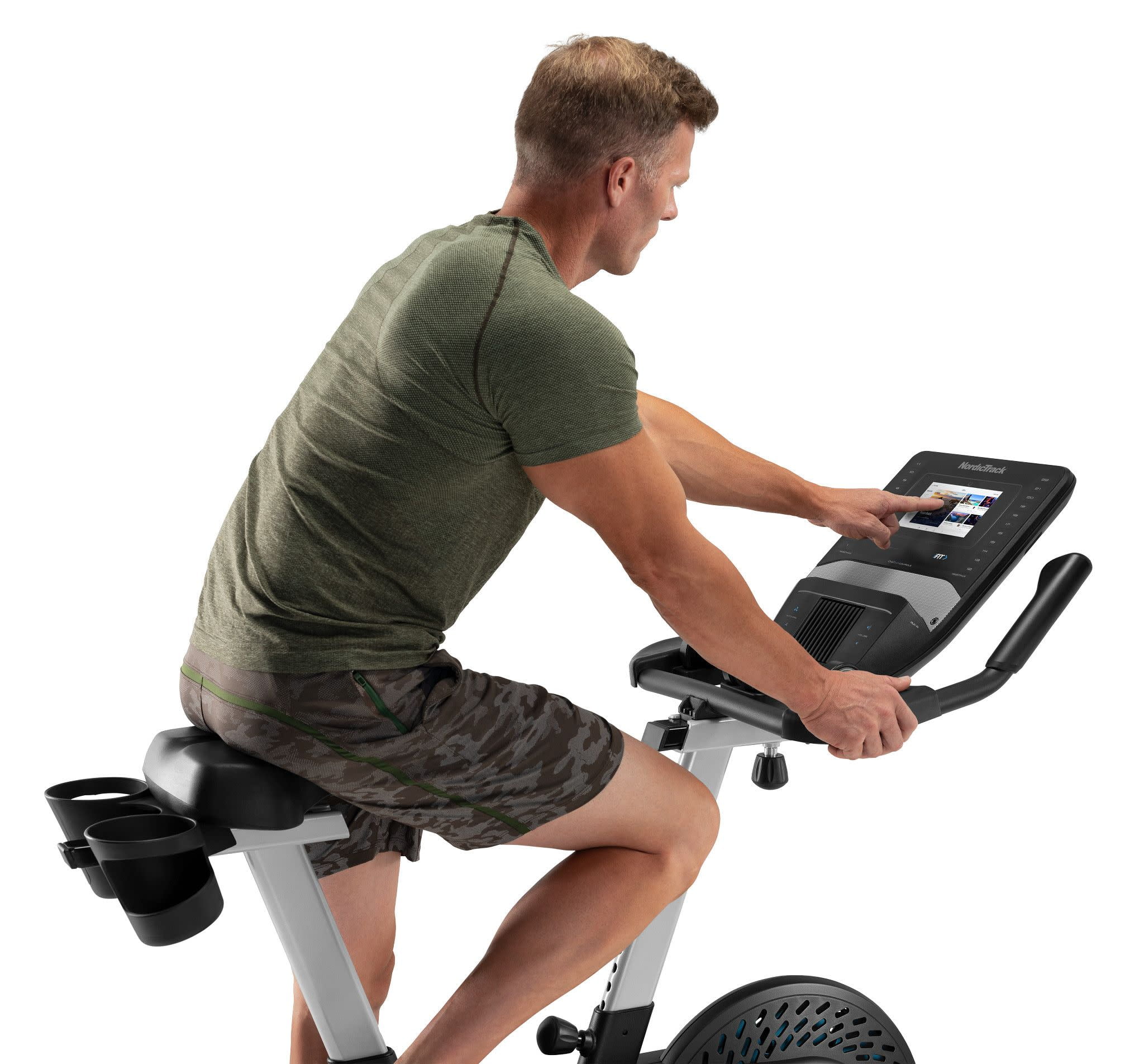 NordicTrack Studio Bike with 7” Smart HD Touchscreen and 30-Day iFIT Family Membership - Womvr