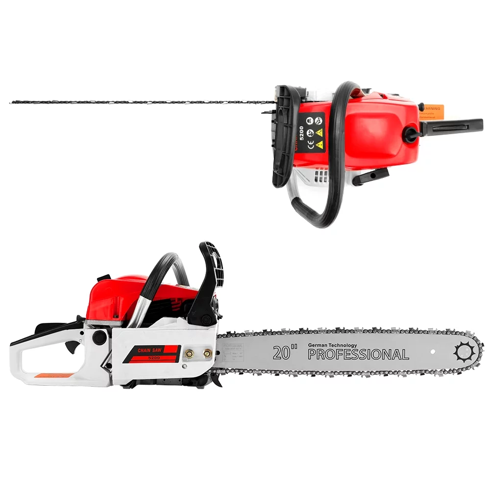 TOPTENG Gasoline Chainsaw with 22 in. Bar 52CC Engine 2-Cycle Gas Powered Chainsaw for Farm/Garden/Ranch/Firewood - Womvr