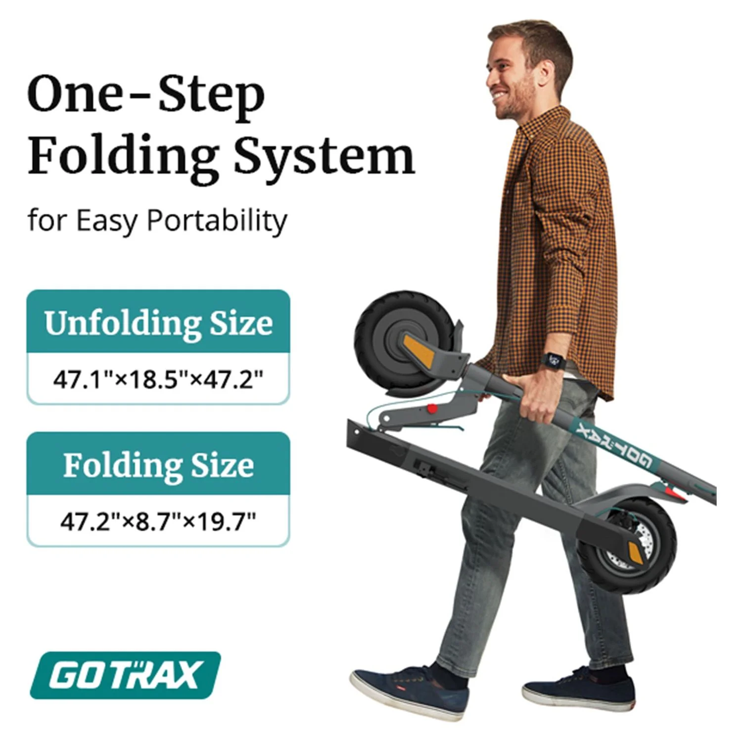 GOTRAX G3 Plus Adult Electric Scooter, 300W 10