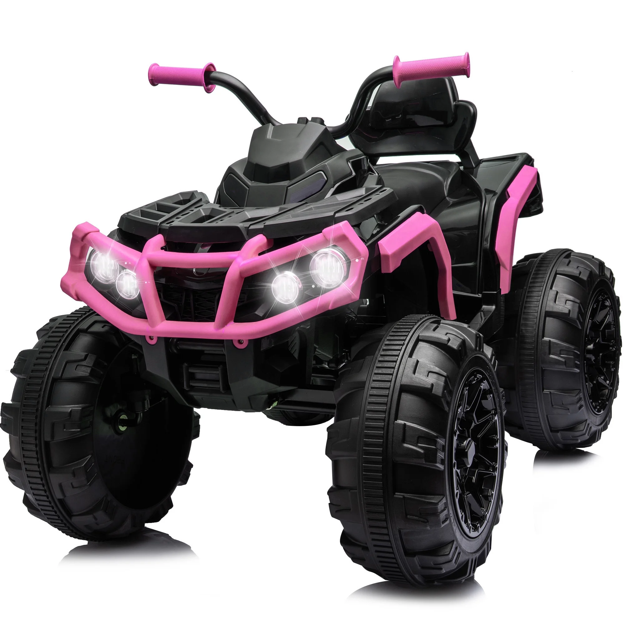 Outfunny 24V Kids 4 Wheeler, Electric ATV Quad Ride-on Toy for Big Kids Ages 3 and up - Womvr