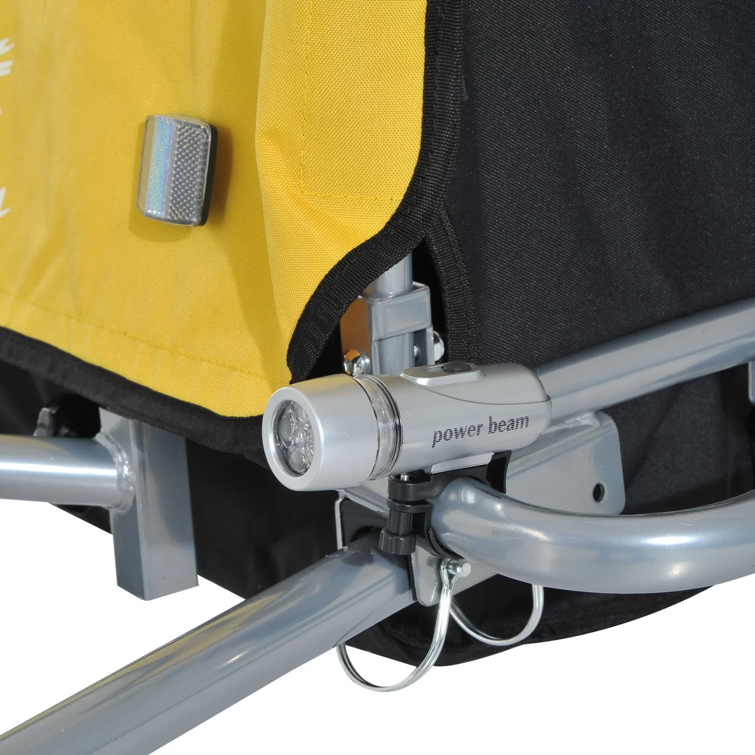 Aosom 2-in-1 Double Child Two-Wheel Bicycle Cargo Trailer with 2 Safety Harnesses, Green - Womvr