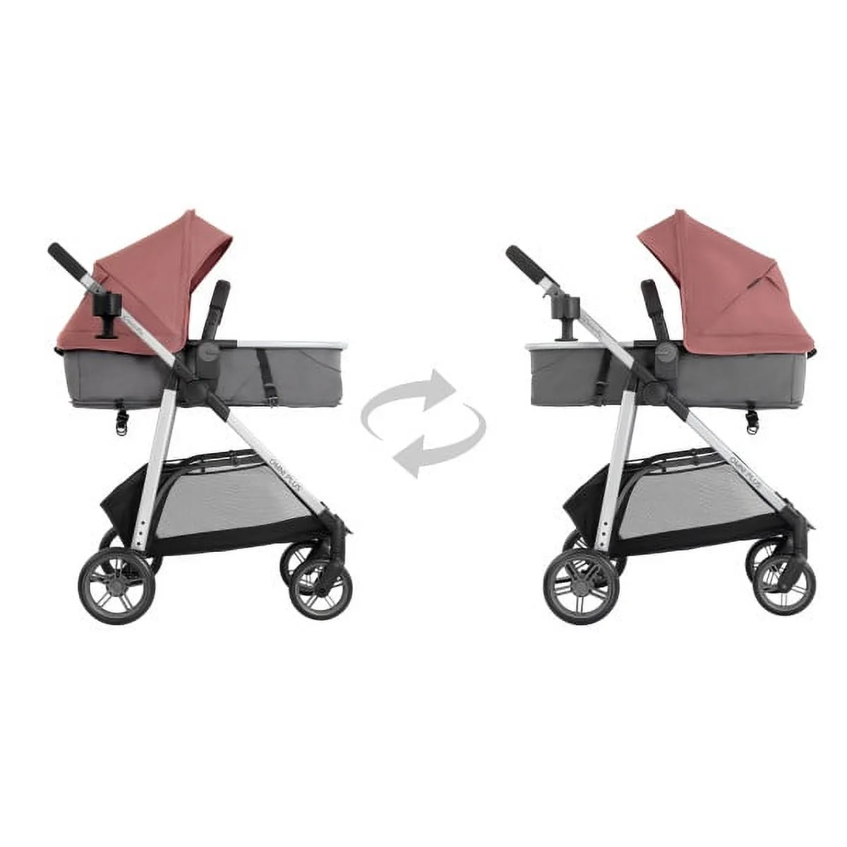 Evenflo Omni Plus Modular Travel System with LiteMax Sport Infant Car Seat, Mylar Gray, Unisex - Womvr