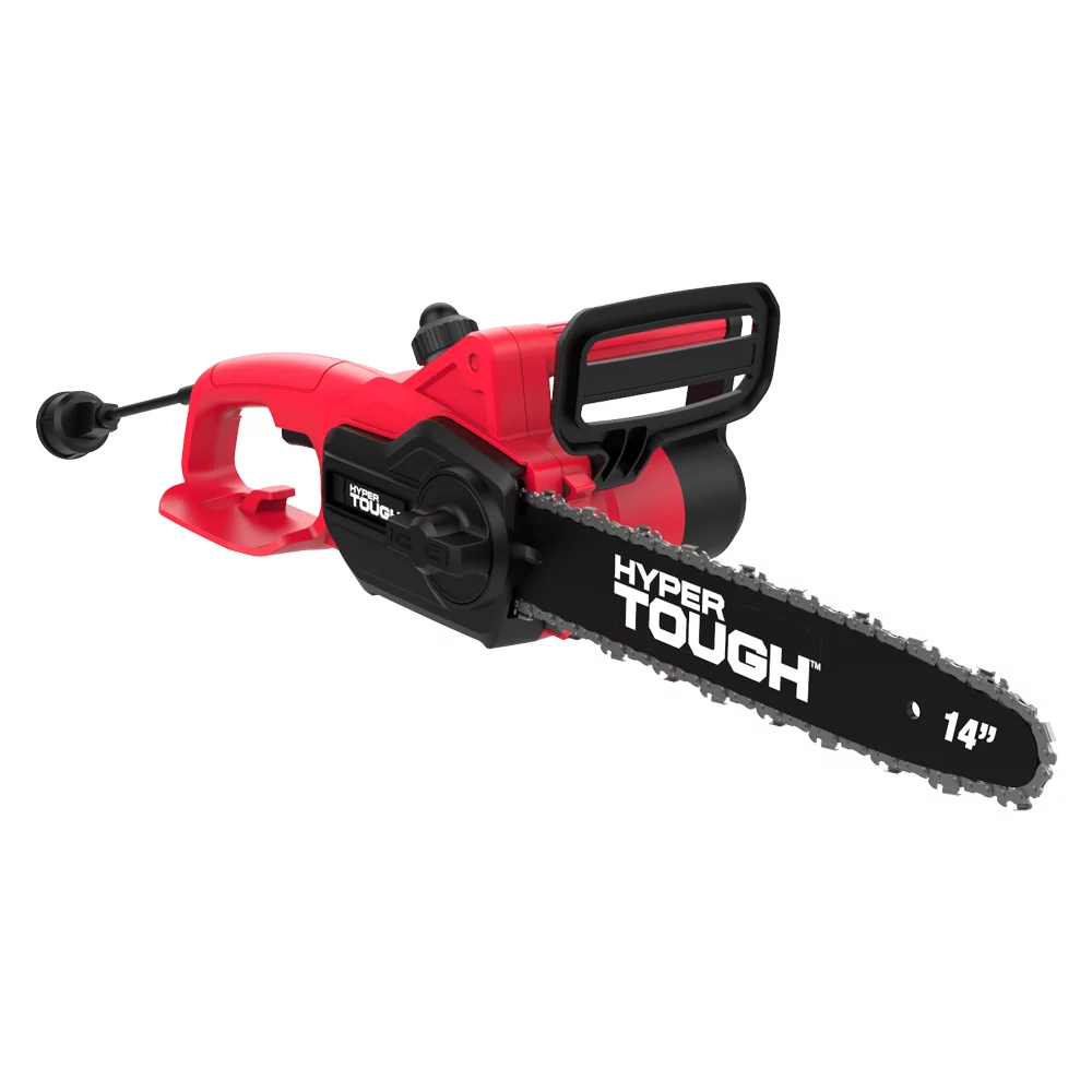 Hyper Tough 9 Amp Electric 14 inch Auto-Oiling Chainsaw HT10-401-002-03 - Womvr