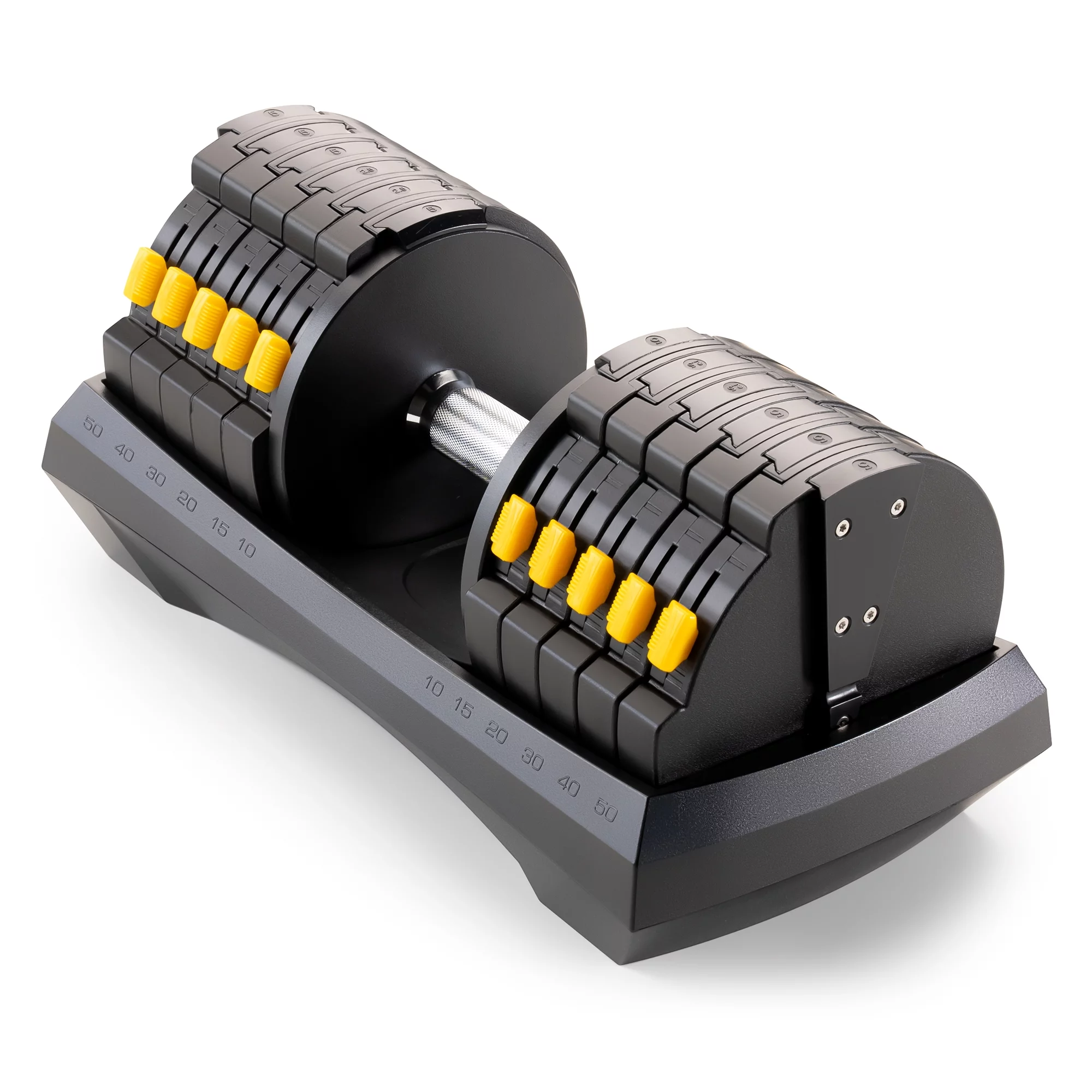 Marcy Adjustable Dumbbell System (SINGLE), 6 Dumbbells-in-1 up to 50lbs ADDB-6198 - Womvr