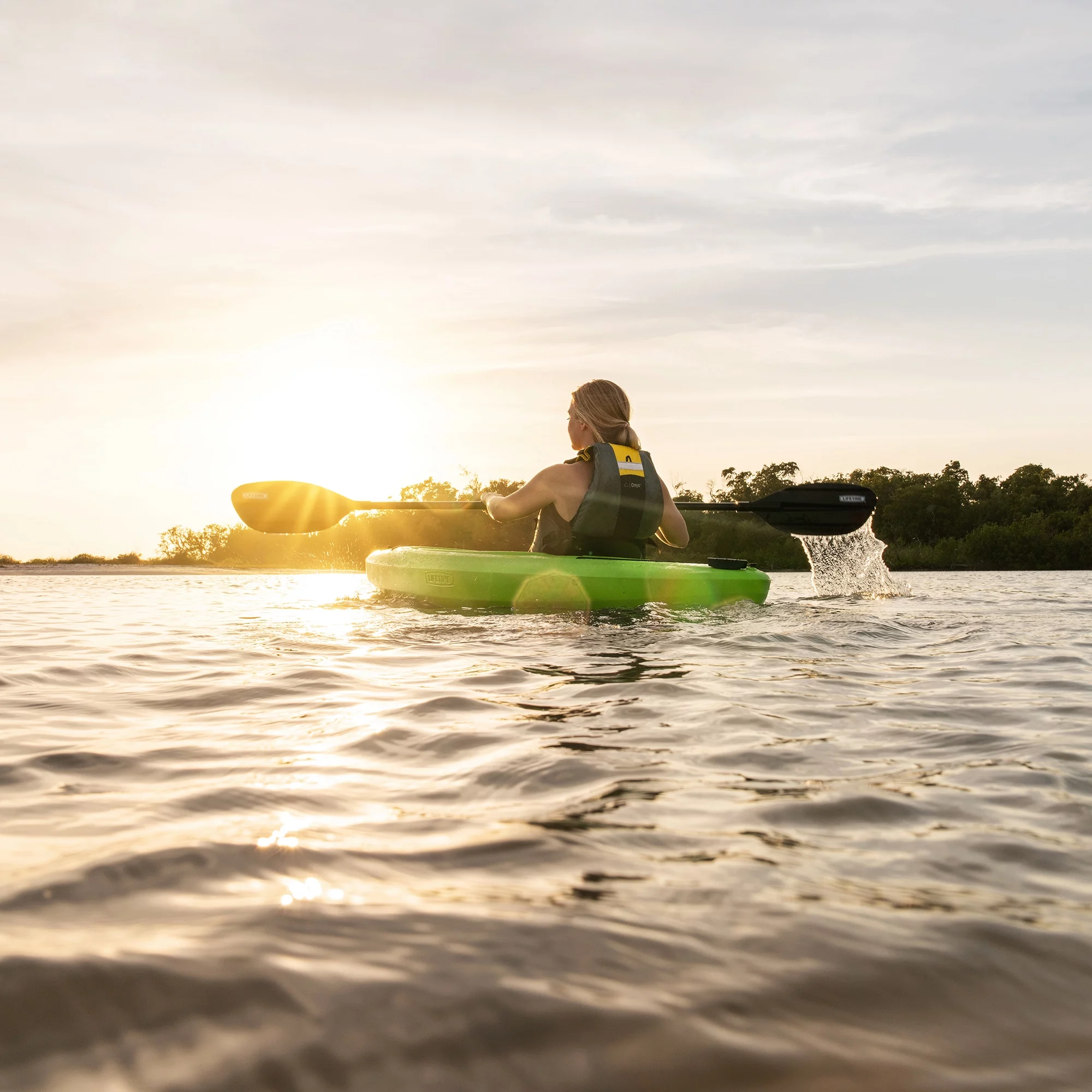 Lifetime Pacer 8 ft. Sit-Inside Kayak, Green (91032) - Womvr