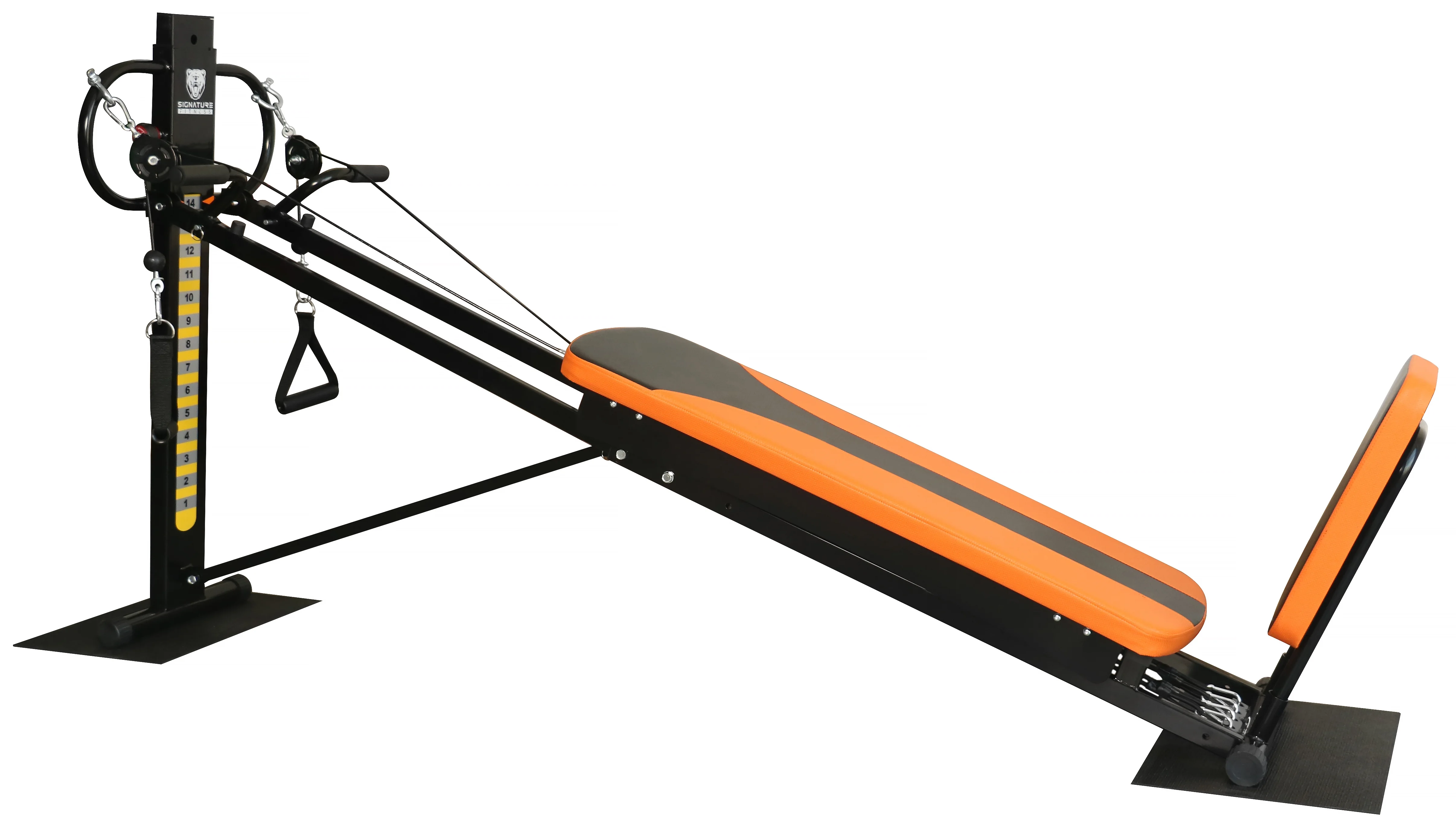 Fitvids LX700 Home Gym System Workout Station with 15 Resistance Levels, Comes with Resistance Bands and Floor Mats, 375-Pound User Weight Capacity - Womvr