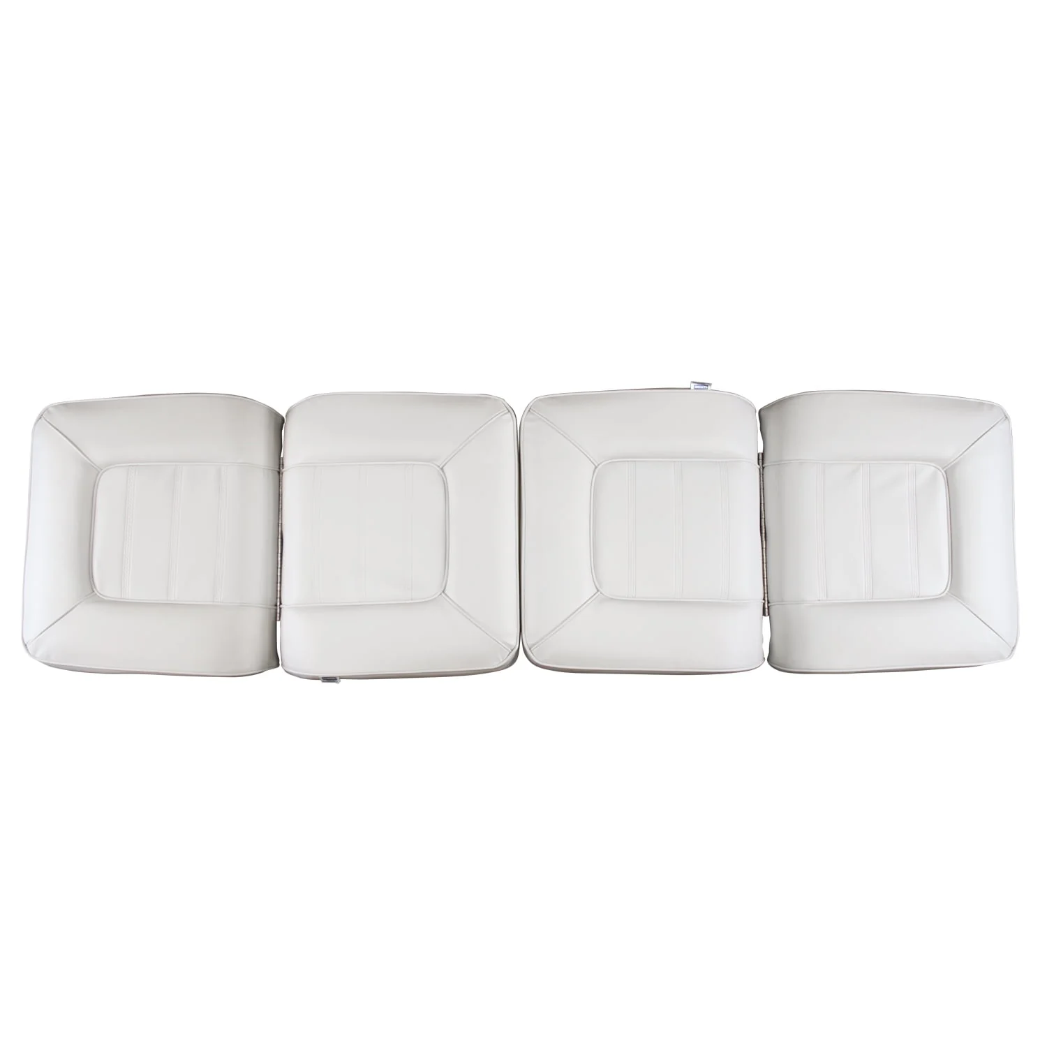 Wise 8WD505P-1-710 Bucket Style Back to Back Lounge Seat, White - Womvr
